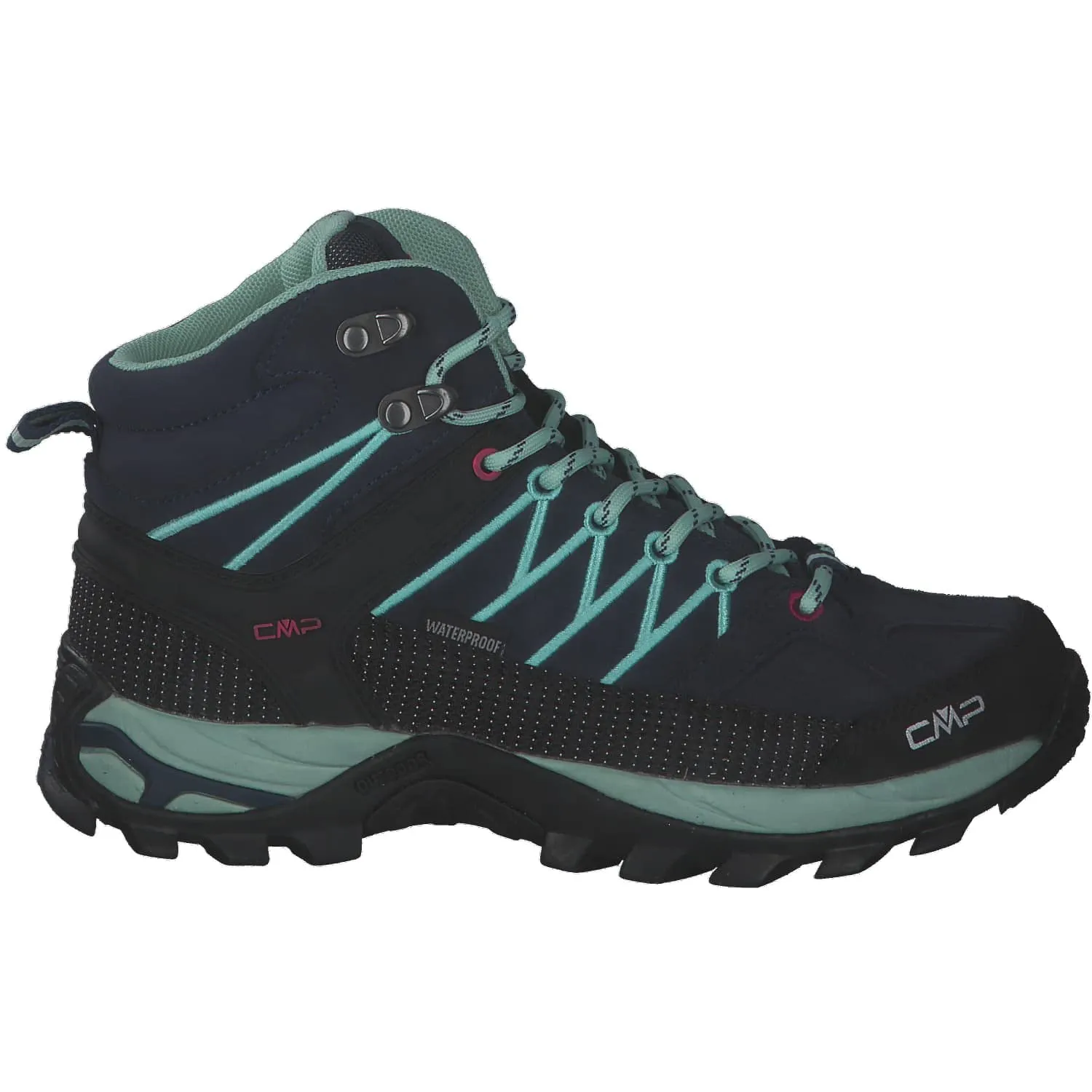 CMP Rigel Mid Wmn Trekking Shoes Wp, Scarpe da trekking Donna, Blue Acqua, 41 EU - immagine 9