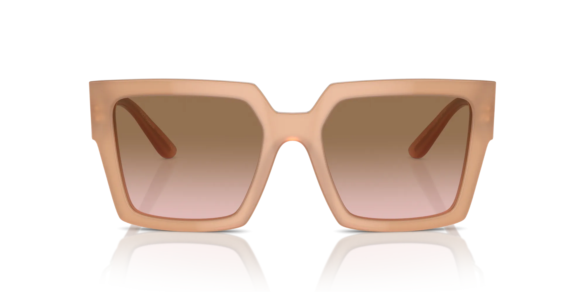 Dolce & Gabbana DG4446B 343611 Occhiali da sole Acetato Rosa Rosa Squadrata Normale Sfumato - immagine 3