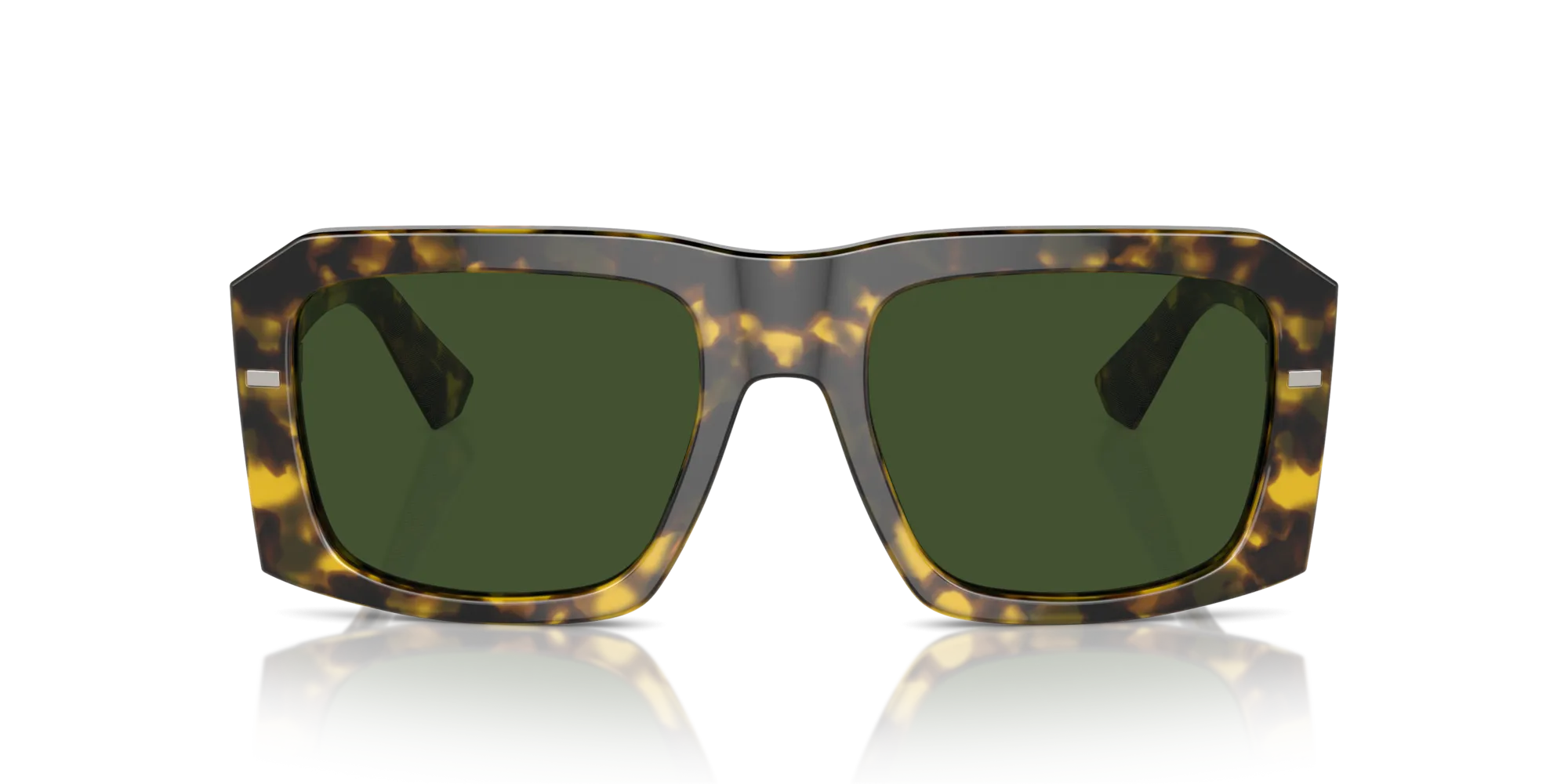 Dolce & Gabbana DG4430 343371 Occhiali da sole Acetato Tartaruga Verde Squadrata Normale - immagine 3