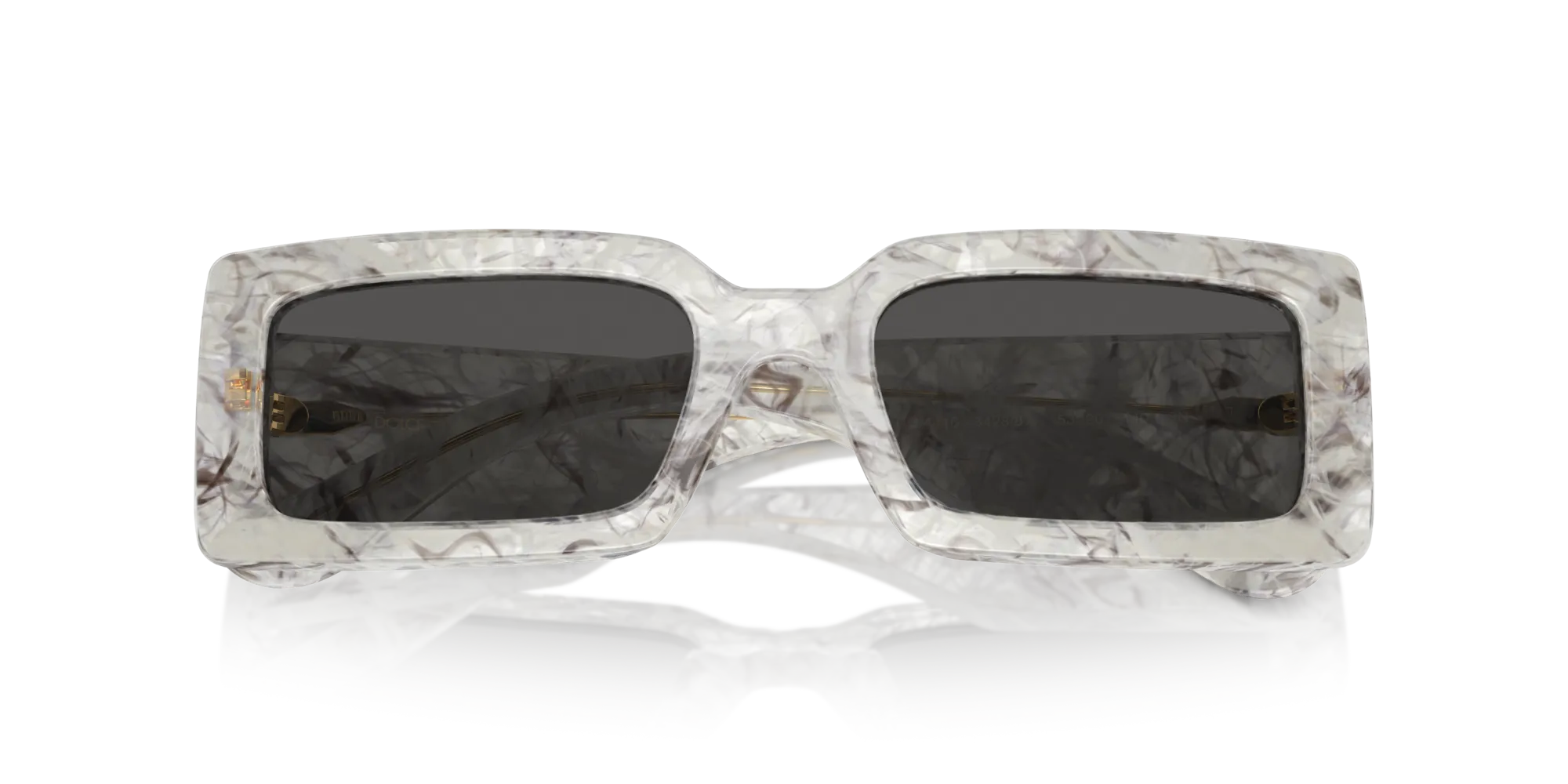 Dolce & Gabbana DG4416 342887 Occhiali da sole Acetato Grigio Grigio Squadrata Normale - immagine 2