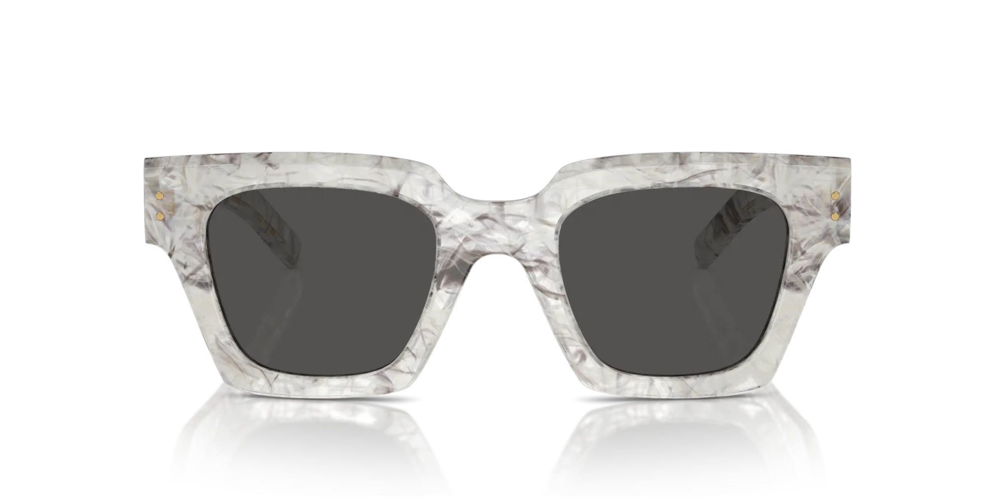 Dolce & Gabbana DG4413 342887 Occhiali da sole Acetato Grigio Grigio Squadrata Normale - immagine 3