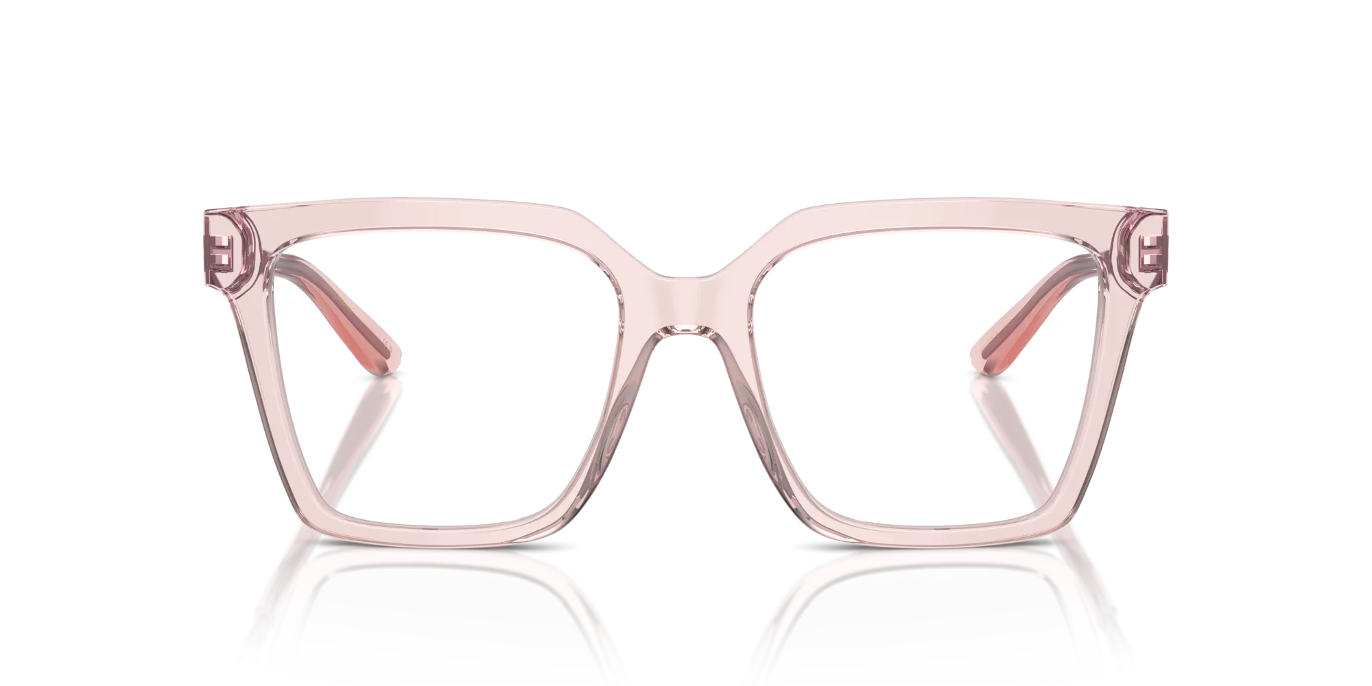 Dolce & Gabbana DG3376B 3148 Montature da vista Acetato Rosa Trasparente Squadrata Normale - immagine 3