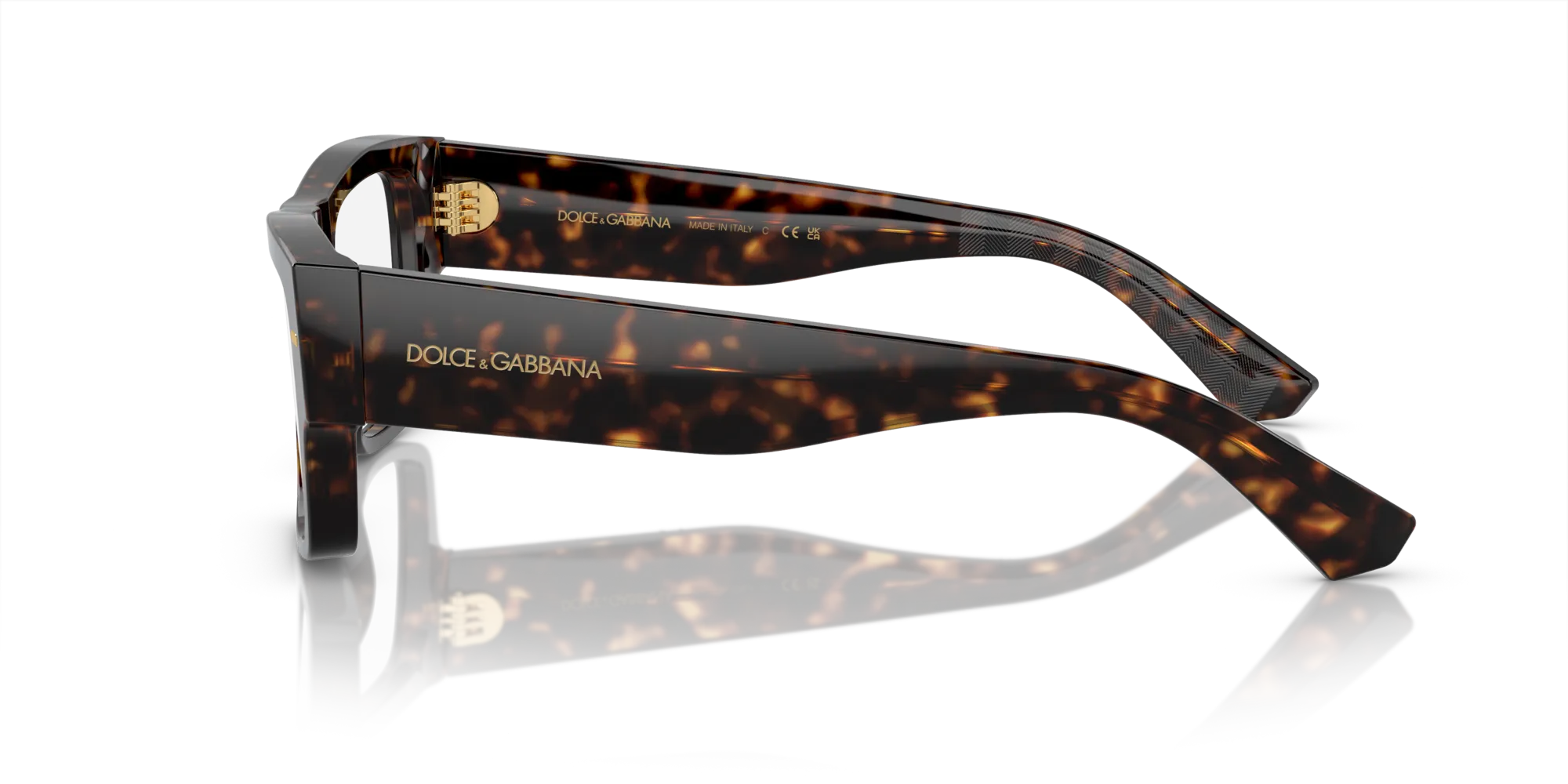 Dolce & Gabbana DG3379 502 Montature da vista Acetato Tartaruga Trasparente Squadrata Normale - immagine 4