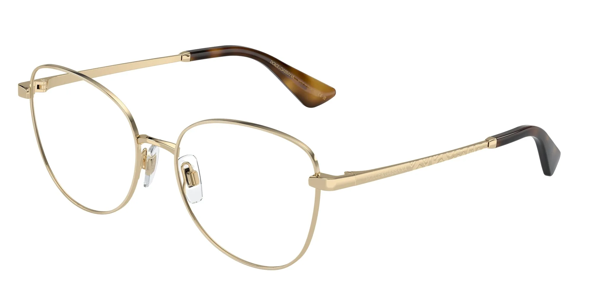 Dolce & Gabbana DG1355 1365 Montature da vista Acciaio Oro Farfalla Normale - immagine 1