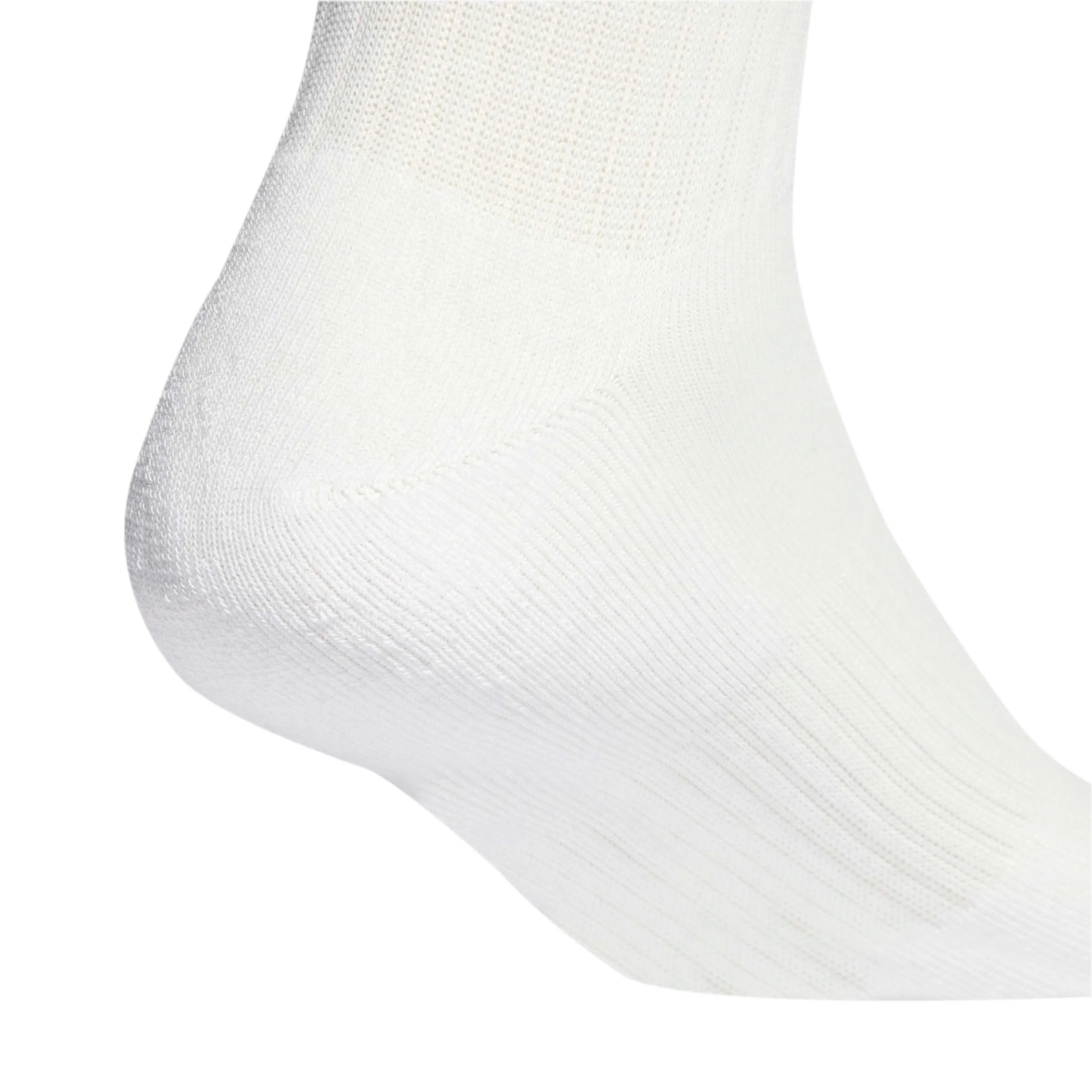 adidas Unisex - Adulto 3STRIPES CUSHIONED SPORTSWEAR CREW SOCKS 3 PAIR PACK, white/black/collegiate gold, 45-48 - immagine 4