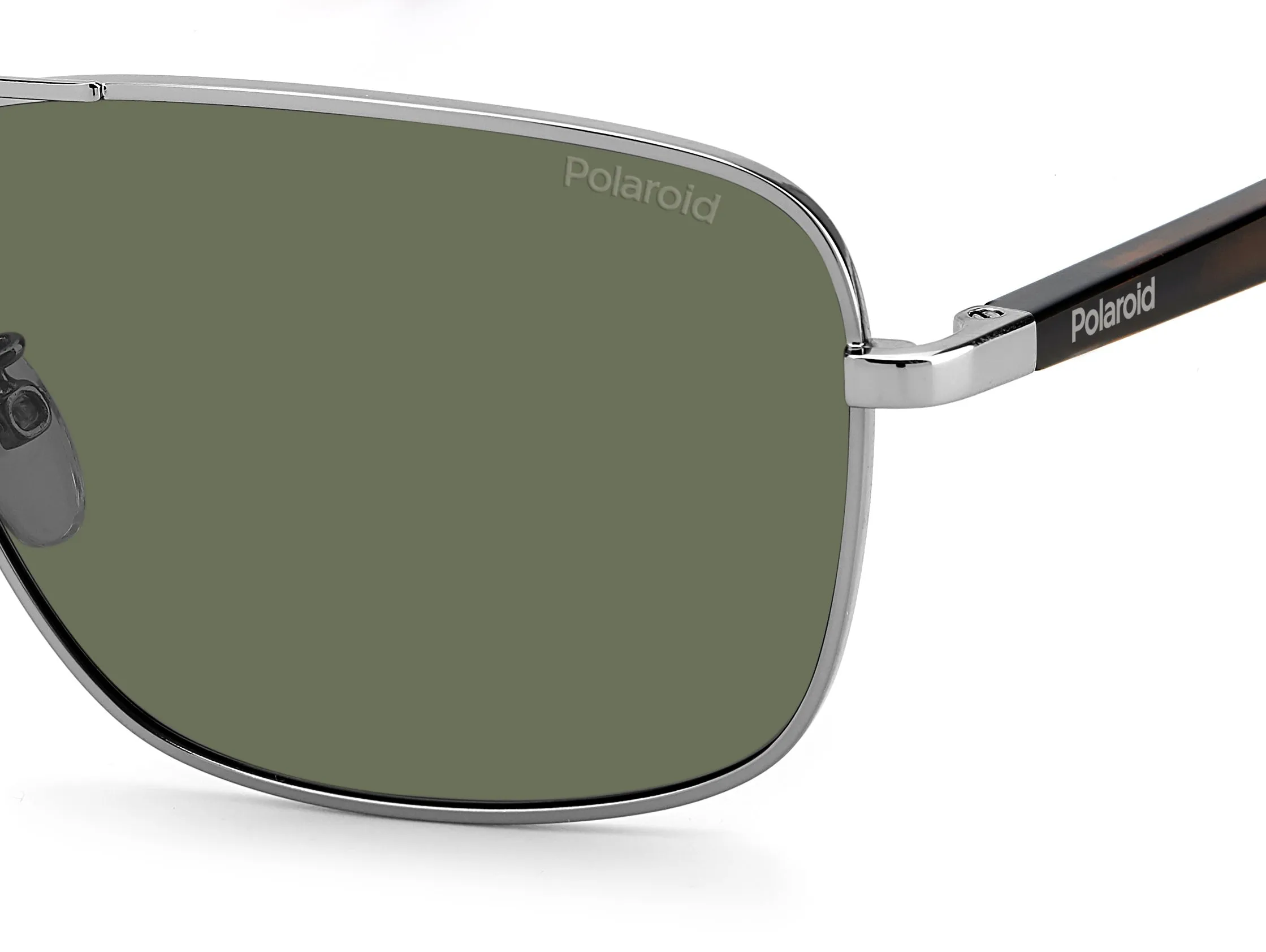 Polaroid PLD 2119/G/S 6LB/UC Occhiali da sole Acciaio Grigio Verde Squadrata Polarizzata - immagine 4