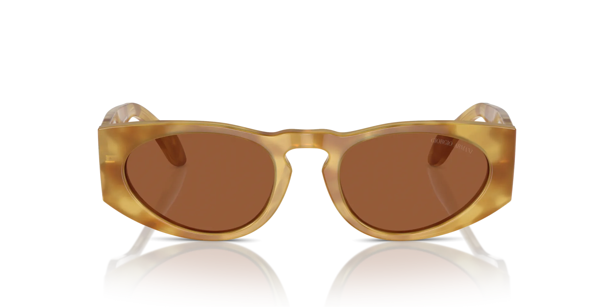 Giorgio Armani AR8216 597973 Occhiali da sole Acetato Tartaruga Marrone Squadrata Normale - immagine 3