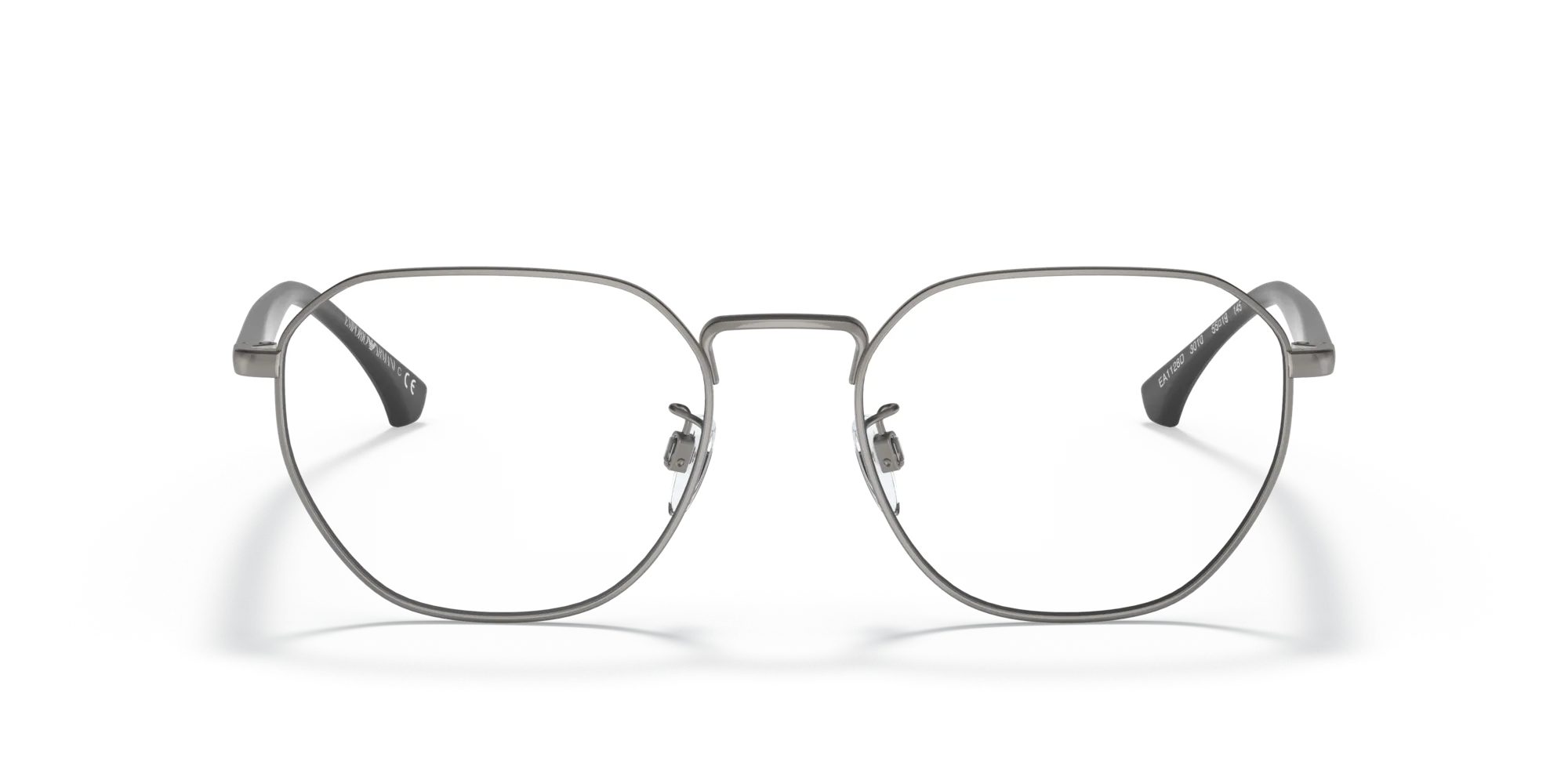 Emporio Armani EA1128D 3010 Montature da vista Metallo Grigio Rotonda Normale - immagine 3