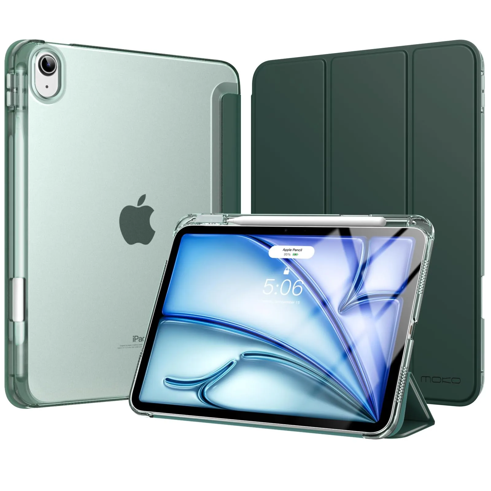 MoKo Cover per iPad Air 11 Pollici (M4/M3/M2) 2026/2025/2024 con Portapenna - immagine 1