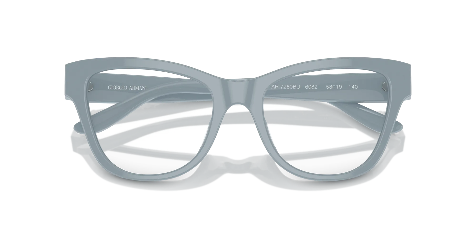 Giorgio Armani AR7260BU 6082 Montature da vista Acetato Blu Cat Eye Normale - immagine 2
