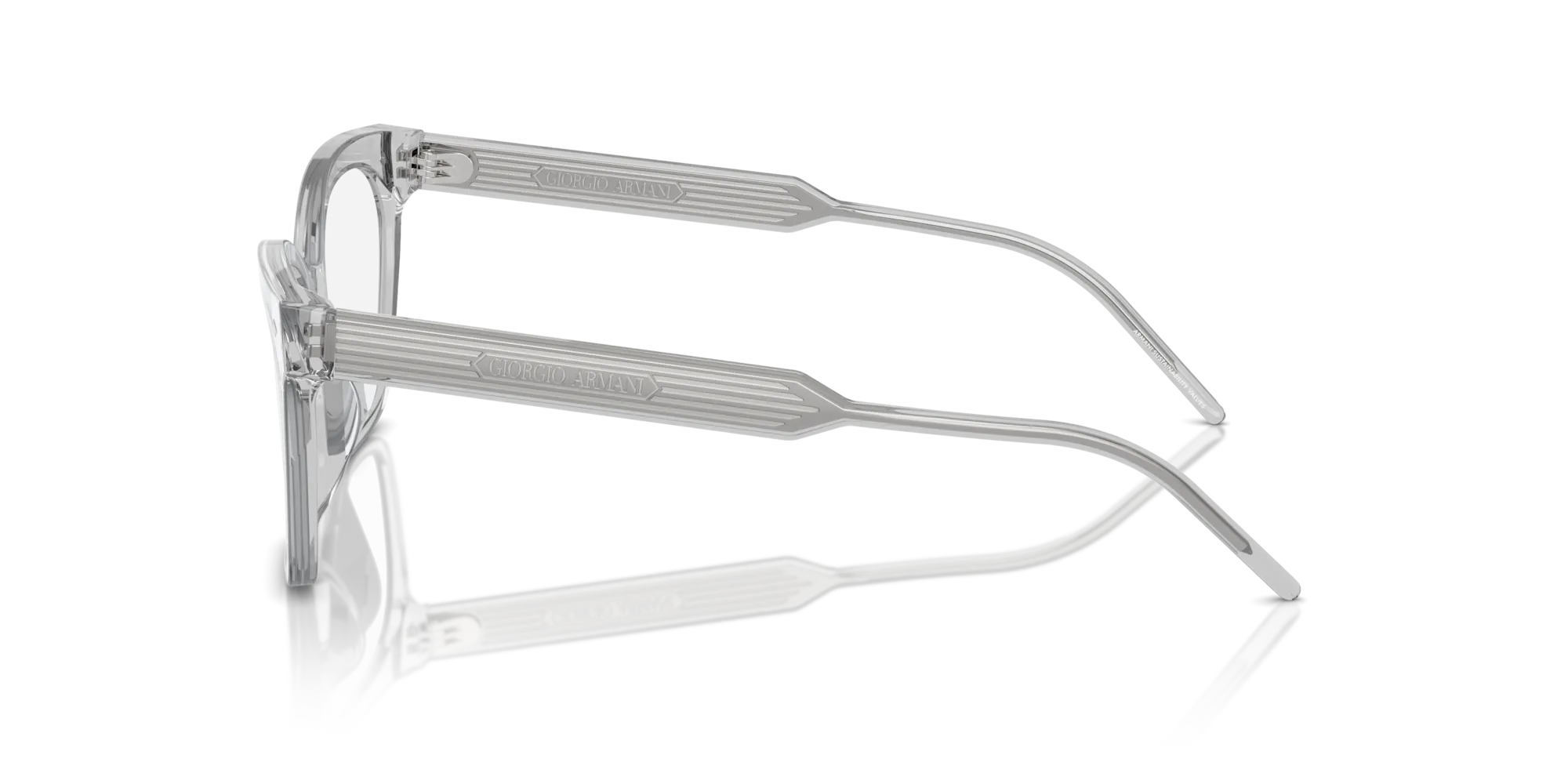 Giorgio Armani AR7257U 6080 Montature da vista Acetato Grigio Cat Eye Normale - immagine 4
