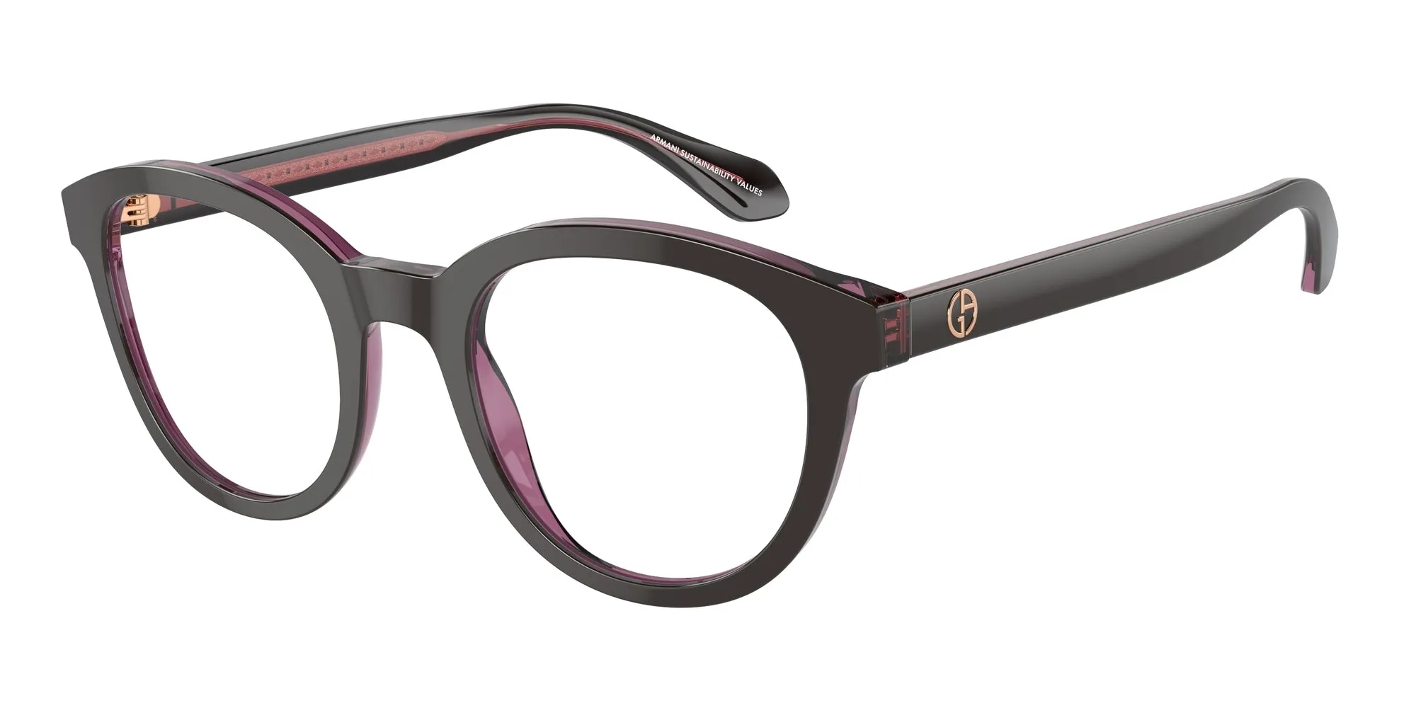 Giorgio Armani AR7256 6088 Montature da vista Acetato Marrone Pantos Normale - immagine 1