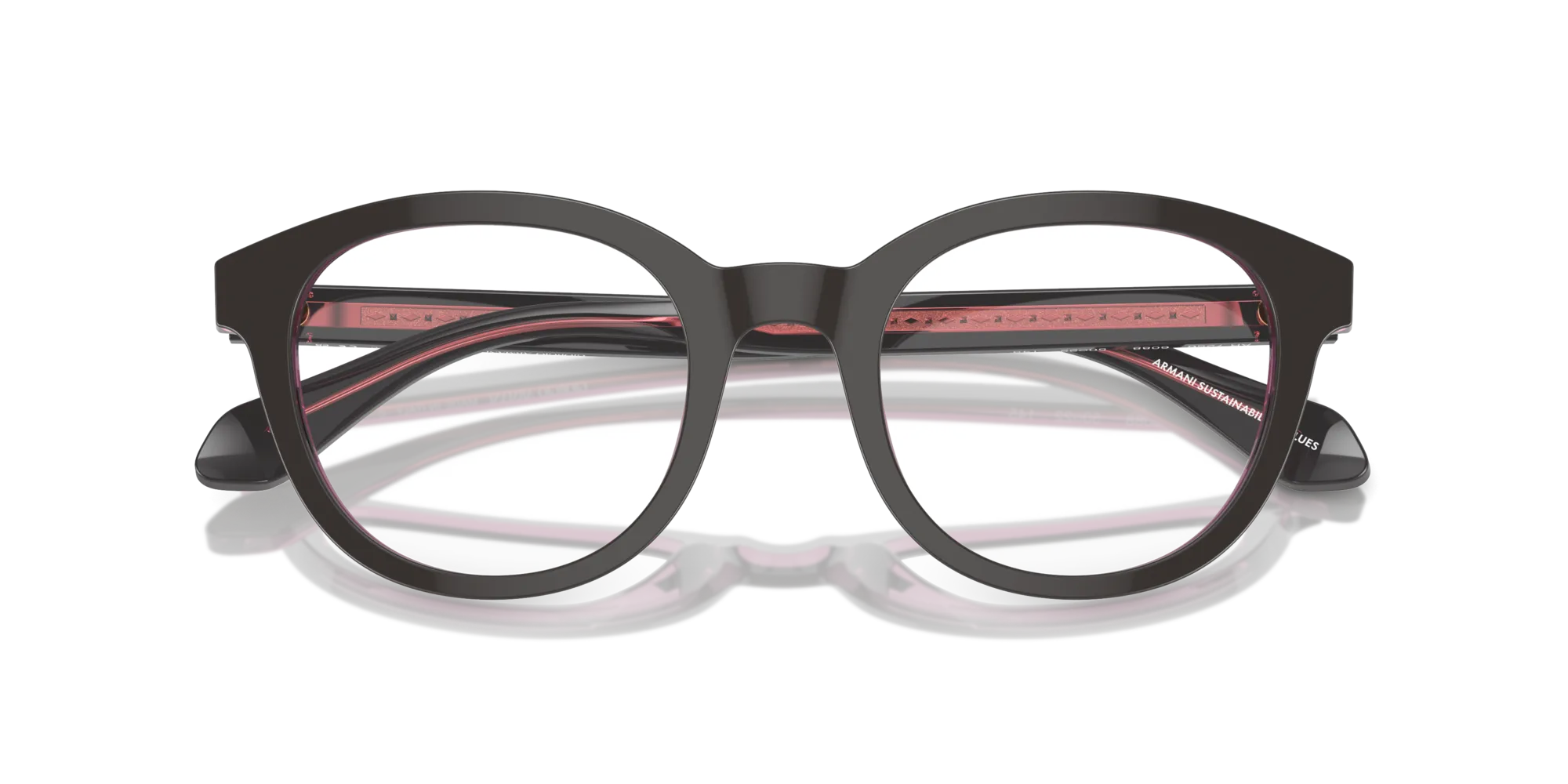 Giorgio Armani AR7256 6088 Montature da vista Acetato Marrone Pantos Normale - immagine 2