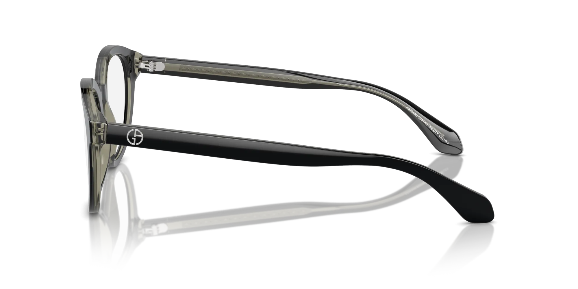 Giorgio Armani AR7256 6087 Montature da vista Acetato Nero Pantos Normale - immagine 4