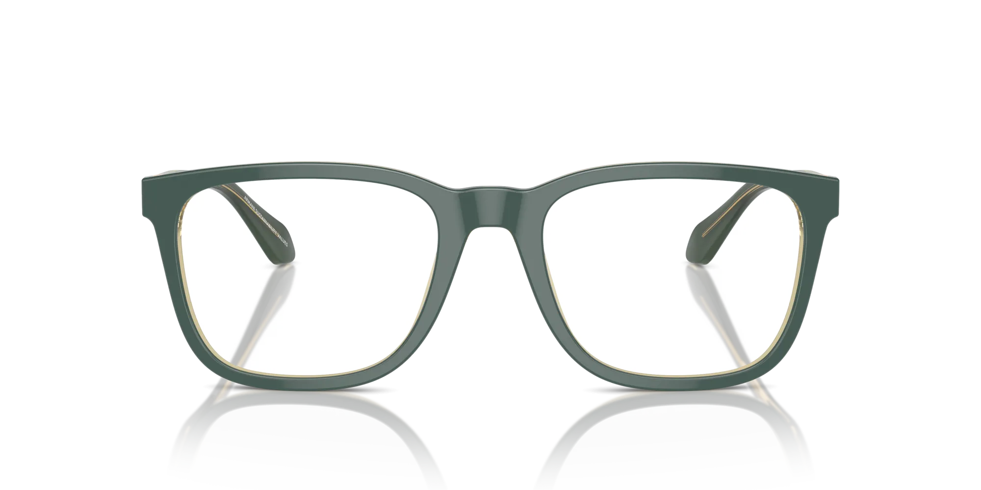 Giorgio Armani AR7255 6086 Montature da vista Acetato Verde Trasparente Pillow Normale - immagine 3