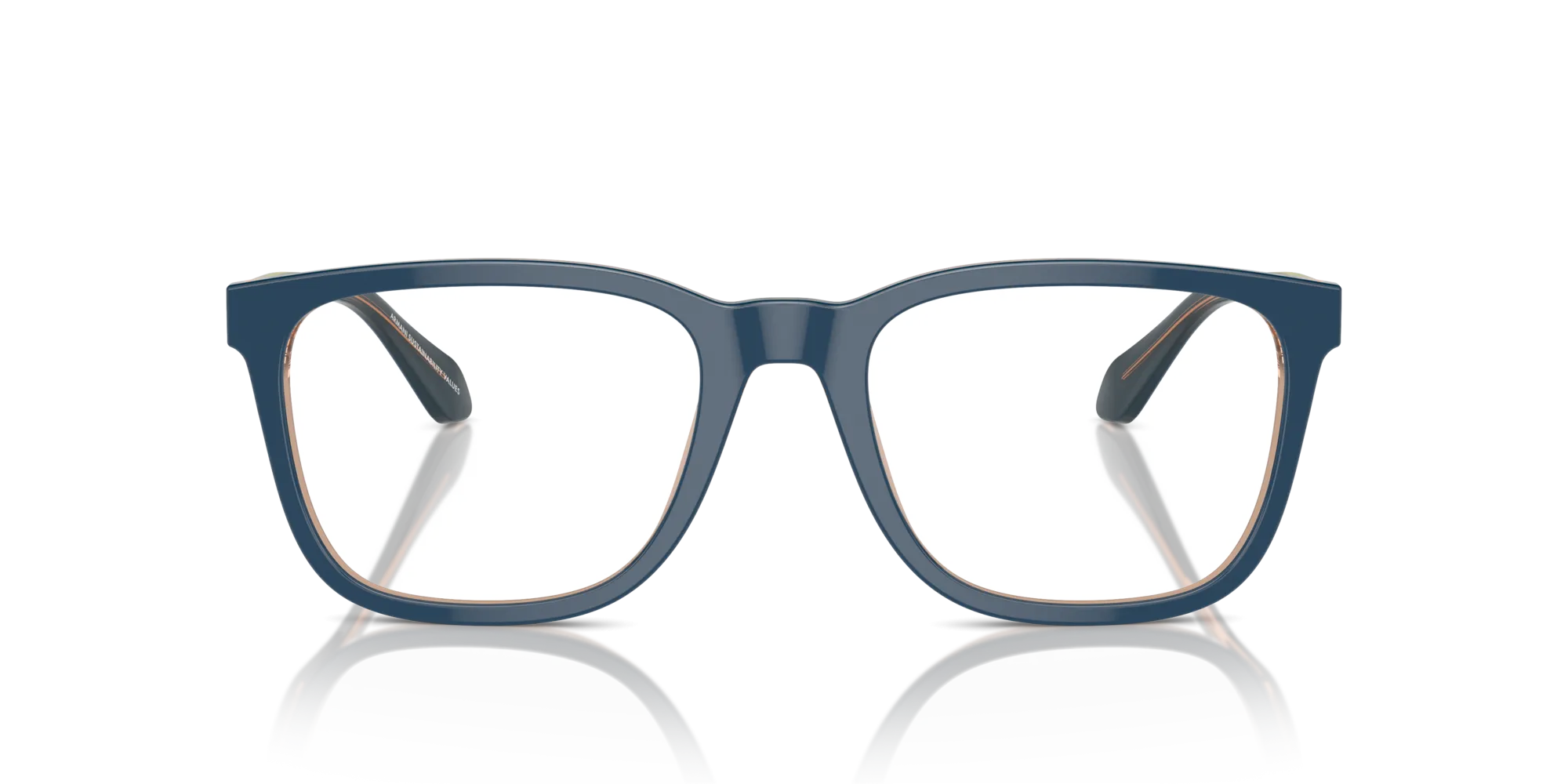 Giorgio Armani AR7255 6085 Montature da vista Acetato Blu Trasparente Pillow Normale - immagine 3