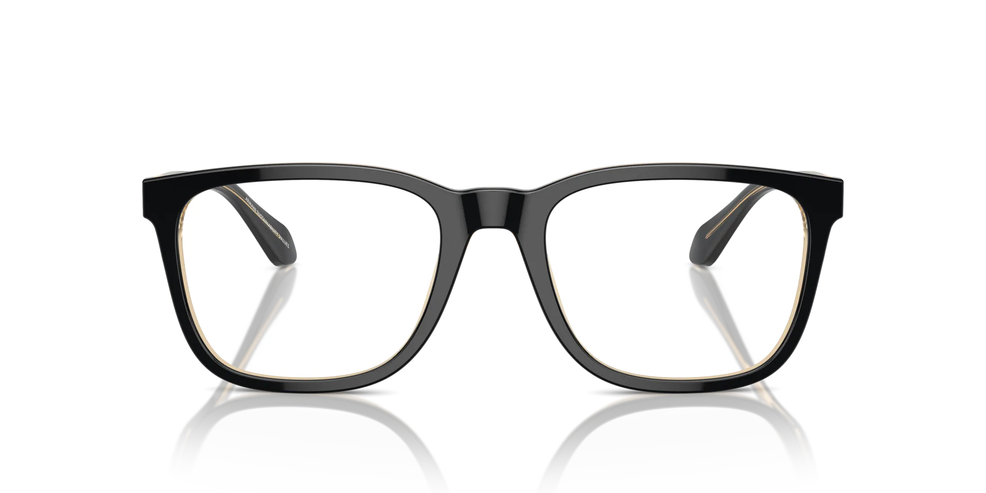 Giorgio Armani AR7255 6084 Montature da vista Acetato Nero Trasparente Pillow Normale - immagine 3