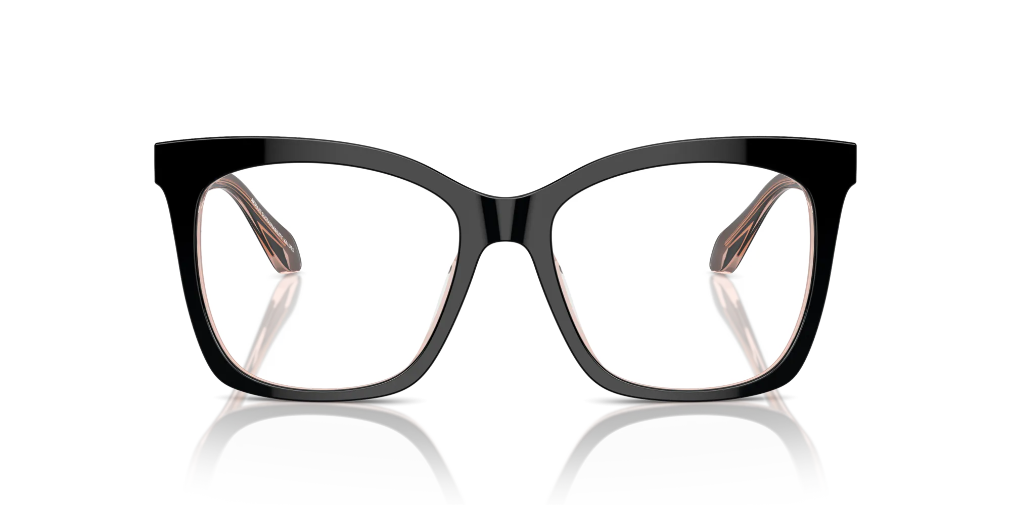 Giorgio Armani AR7254U 6089 Montature da vista Acetato Nero Trasparente Squadrata Normale - immagine 3