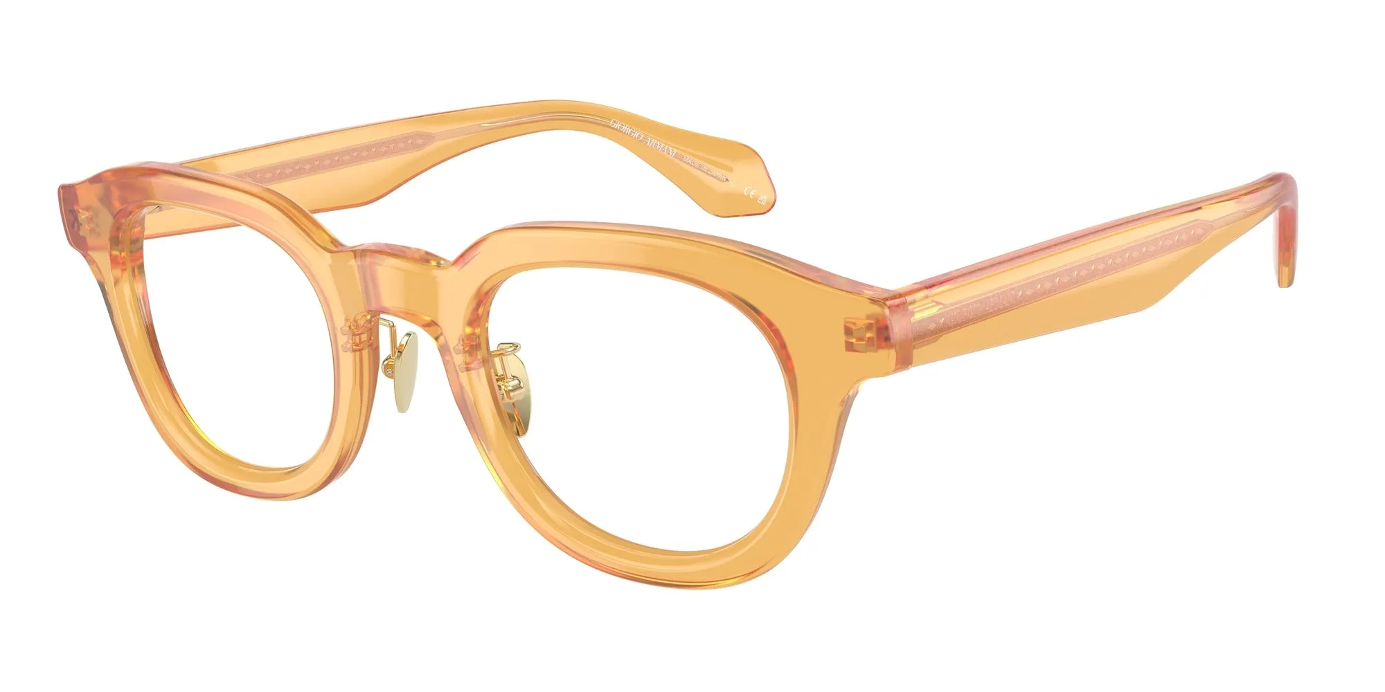 Giorgio Armani AR7253 6063 Montature da vista Acetato Giallo Pantos Normale - immagine 1