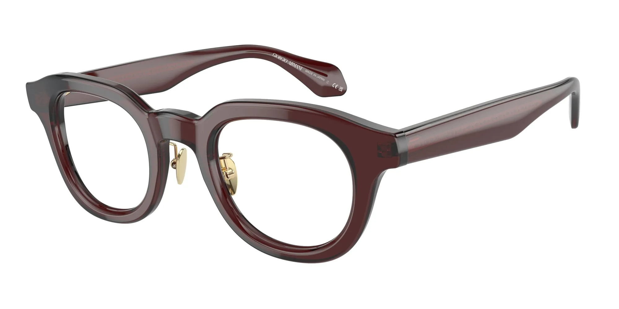 Giorgio Armani AR7253 6062 Montature da vista Acetato Marrone Pantos Normale - immagine 1