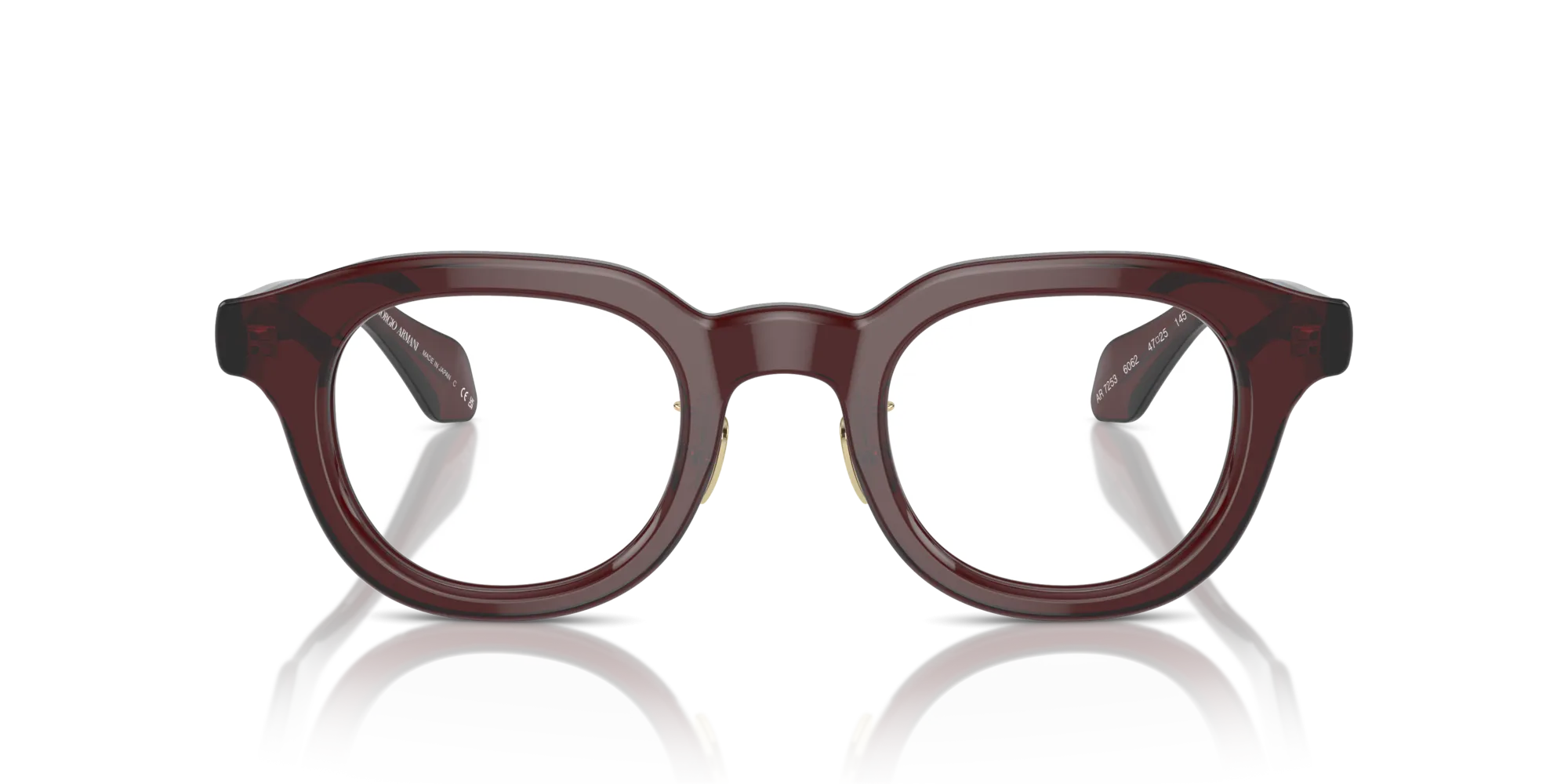 Giorgio Armani AR7253 6062 Montature da vista Acetato Marrone Pantos Normale - immagine 3