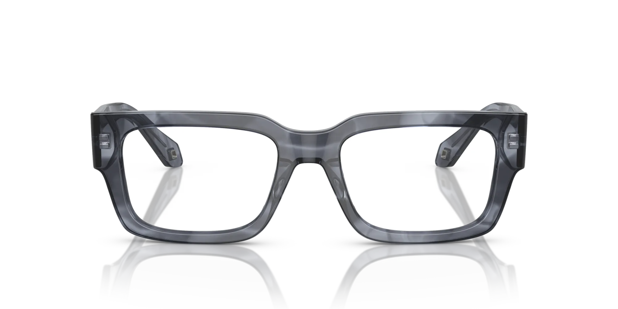 Giorgio Armani AR7243U 5986 Montature da vista Acetato Blu Trasparente Squadrata Normale - immagine 3