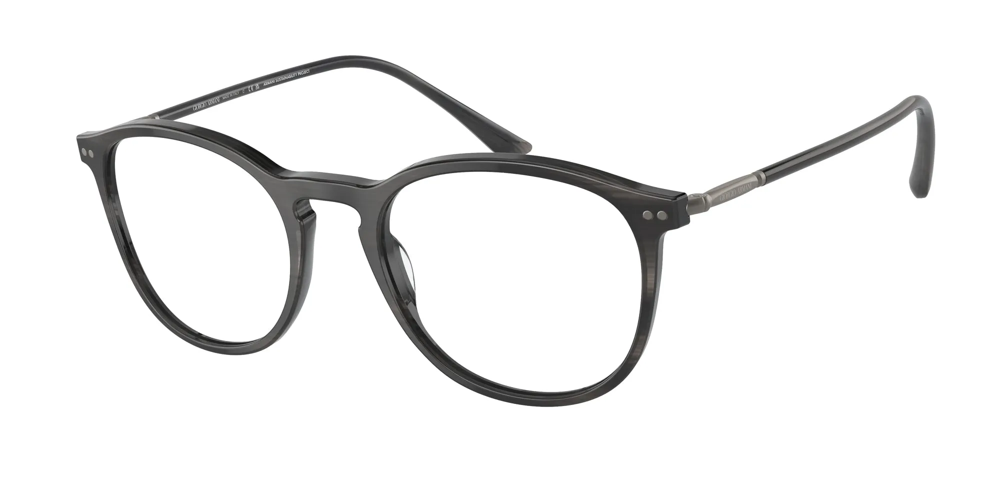 Giorgio Armani AR7125 5964 Montature da vista Acetato Grigio Pantos Normale - immagine 1