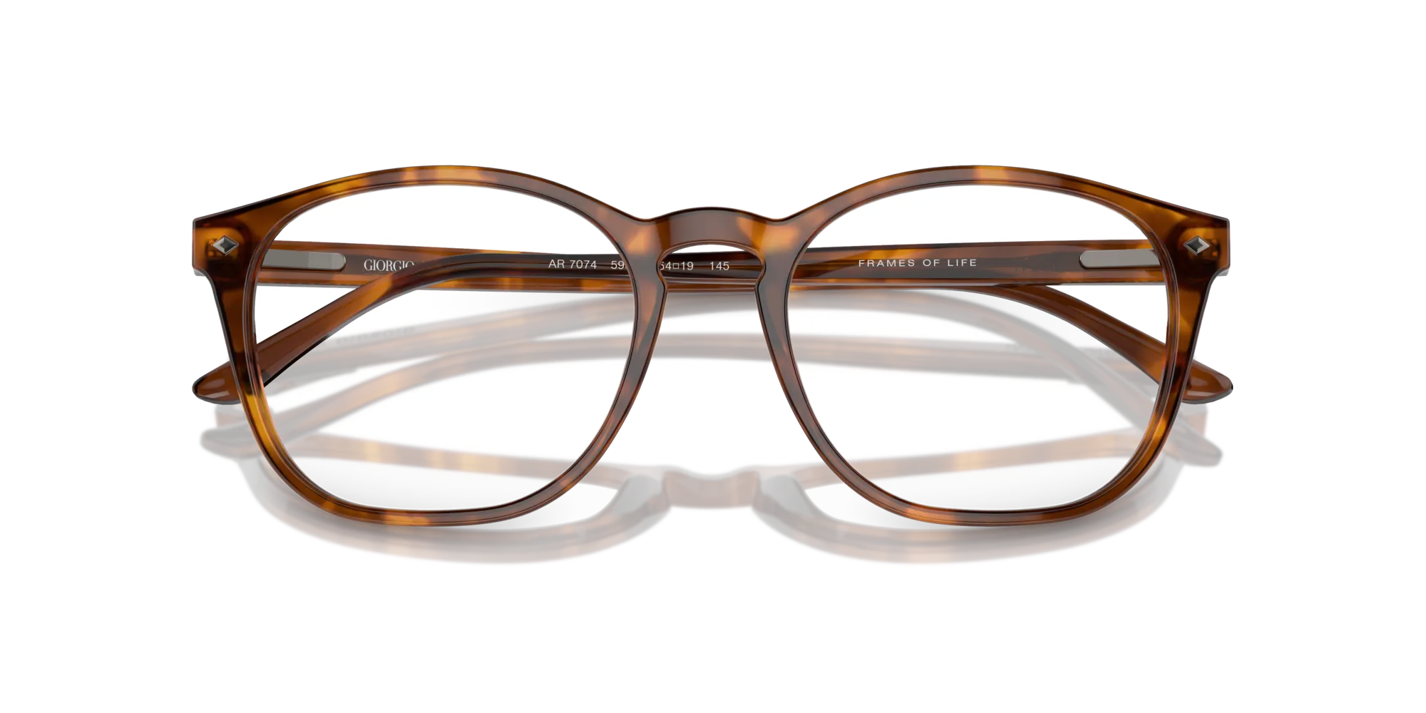 Giorgio Armani AR7074 5988 Montature da vista Acetato Tartaruga Pantos Normale - immagine 2