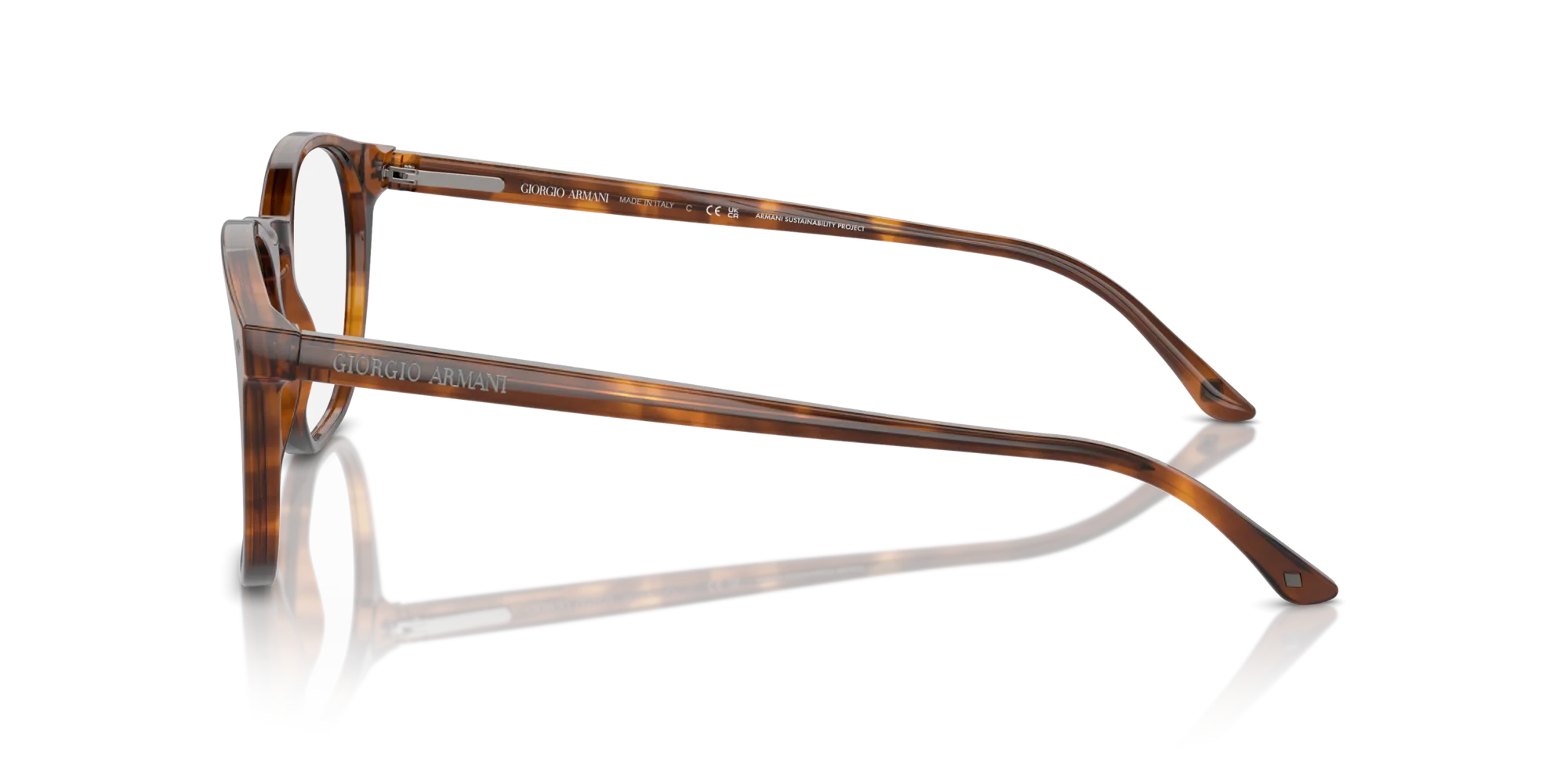 Giorgio Armani AR7074 5988 Montature da vista Acetato Tartaruga Pantos Normale - immagine 4