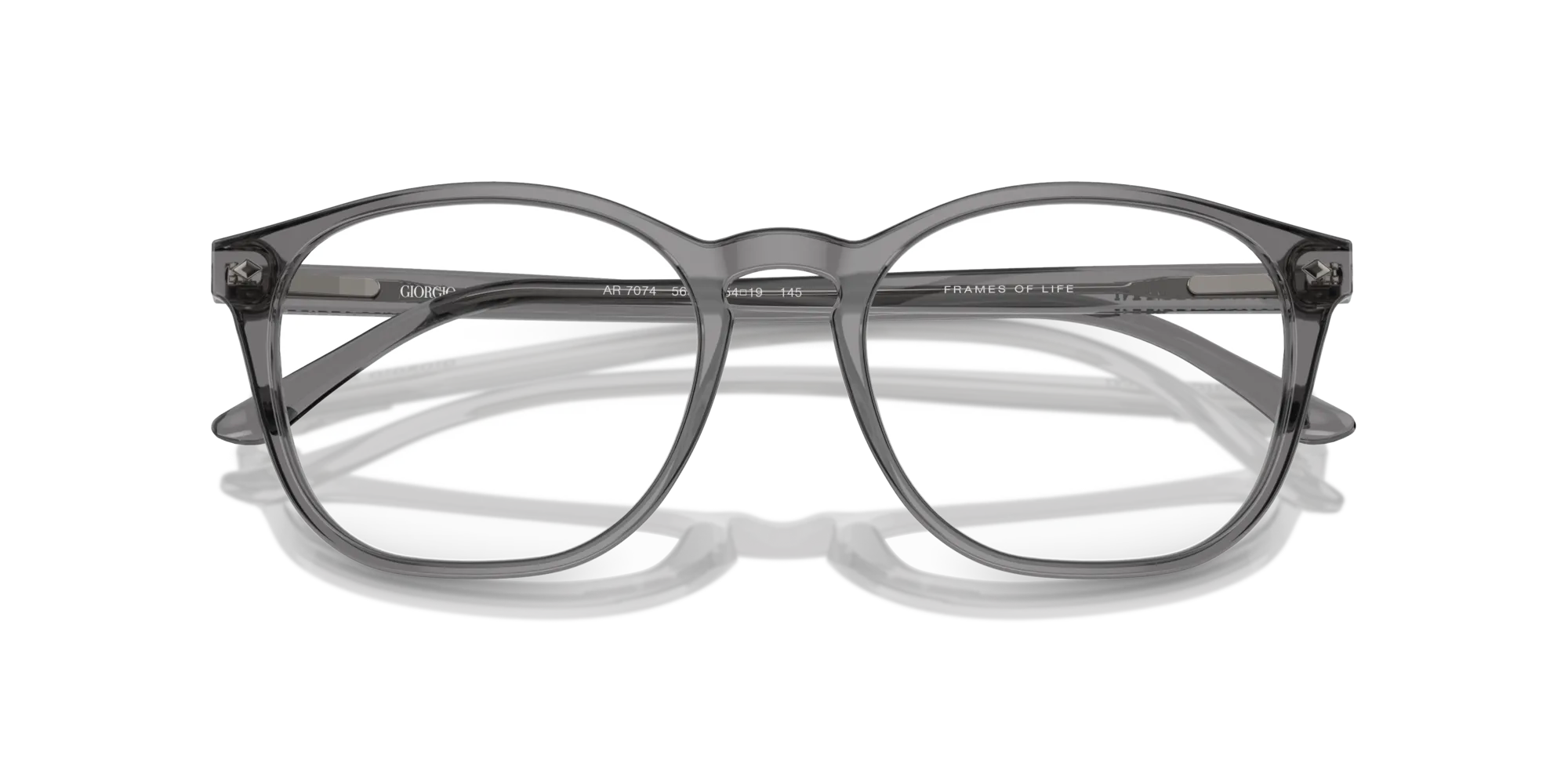 Giorgio Armani AR7074 5681 Montature da vista Acetato Grigio Pantos Normale - immagine 2