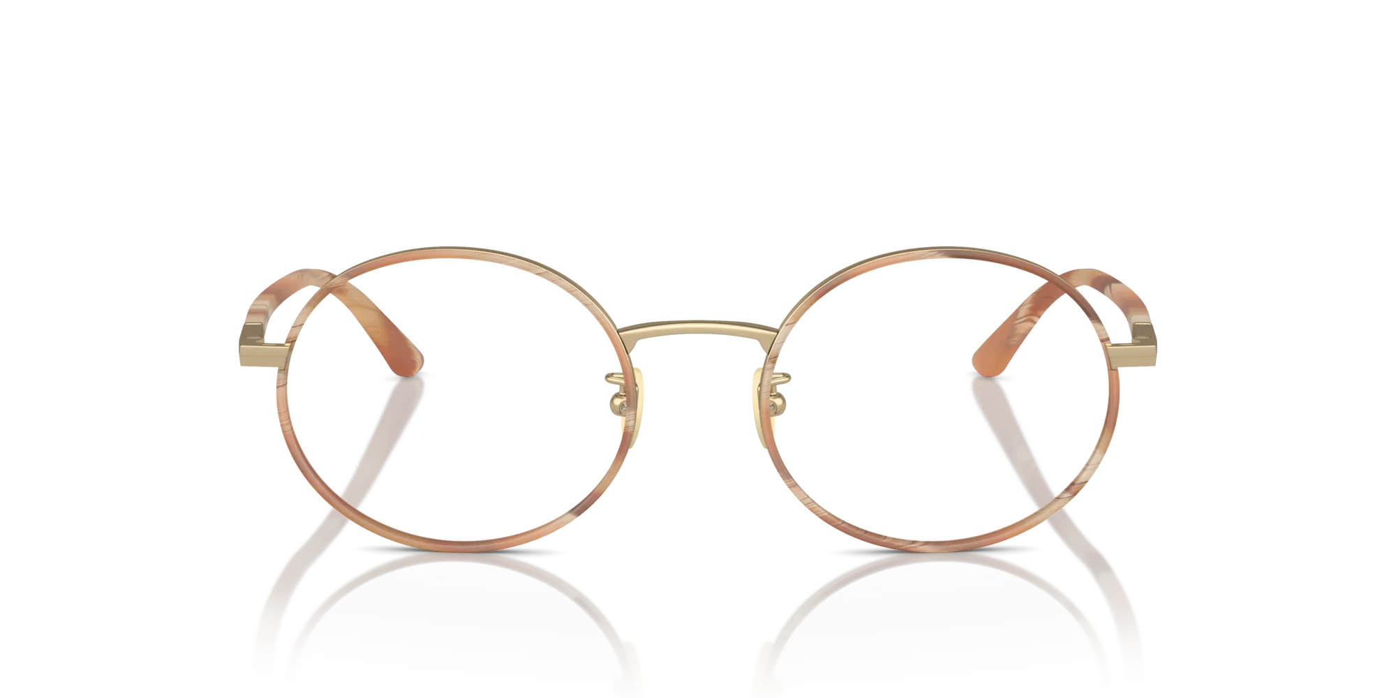 Giorgio Armani AR5145J 3002 Montature da vista Acciaio Oro Rotonda Normale - immagine 3