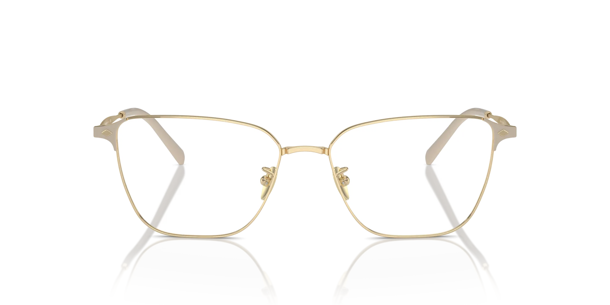 Giorgio Armani AR5144 3377 Montature da vista Acciaio Oro Trasparente Pillow Normale - immagine 3