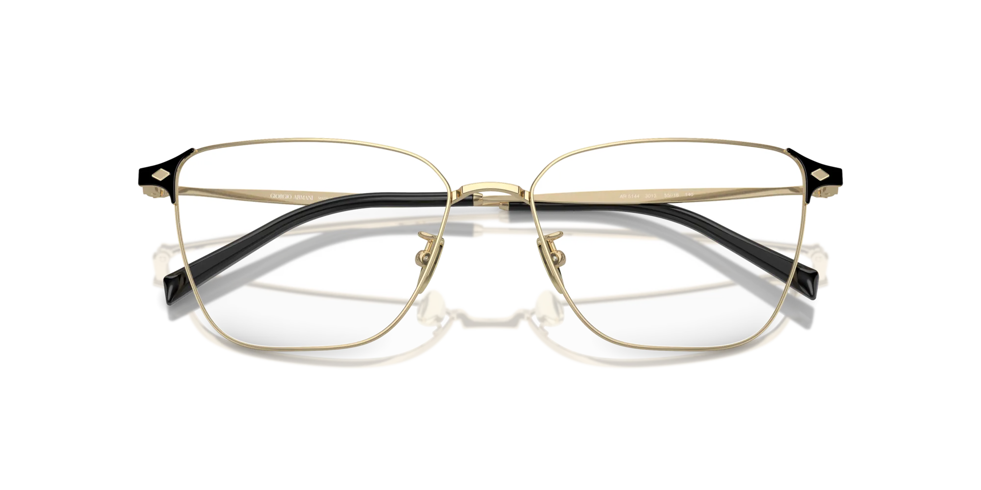 Giorgio Armani AR5144 3013 Montature da vista Acciaio Oro Pillow Normale - immagine 2