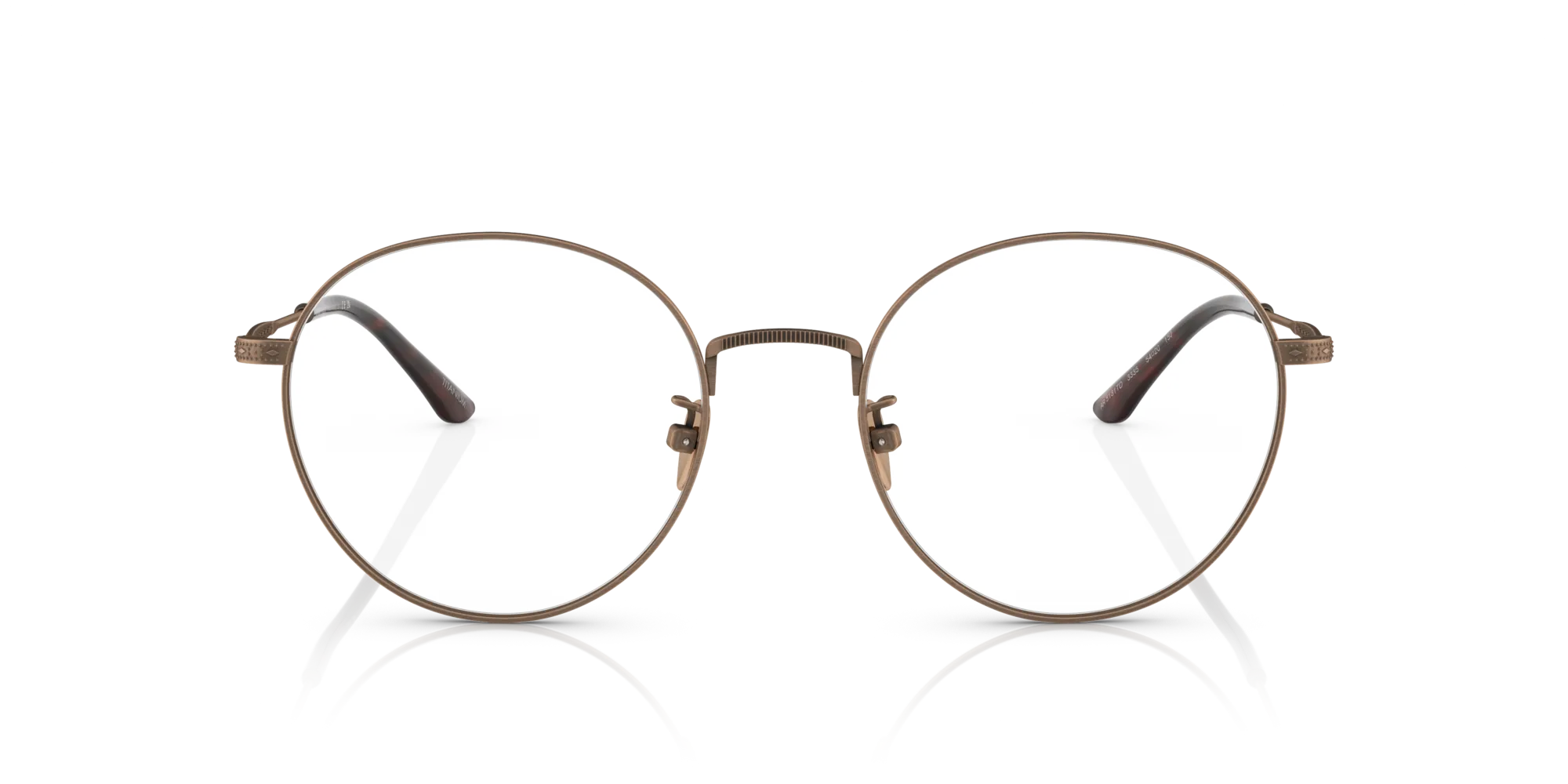 Giorgio Armani AR5131TD 3335 Montature da vista Titanio Marrone Pantos Normale - immagine 3