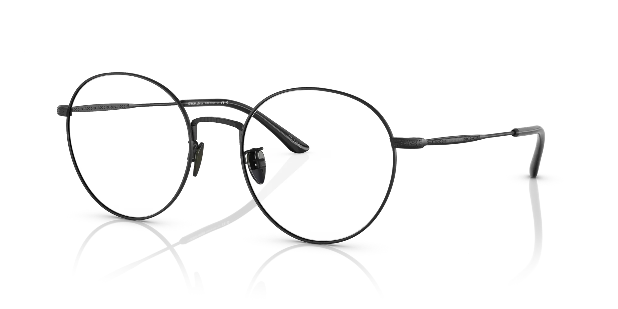 Giorgio Armani AR5131TD 3277 Montature da vista Titanio Nero Pantos Normale - immagine 4