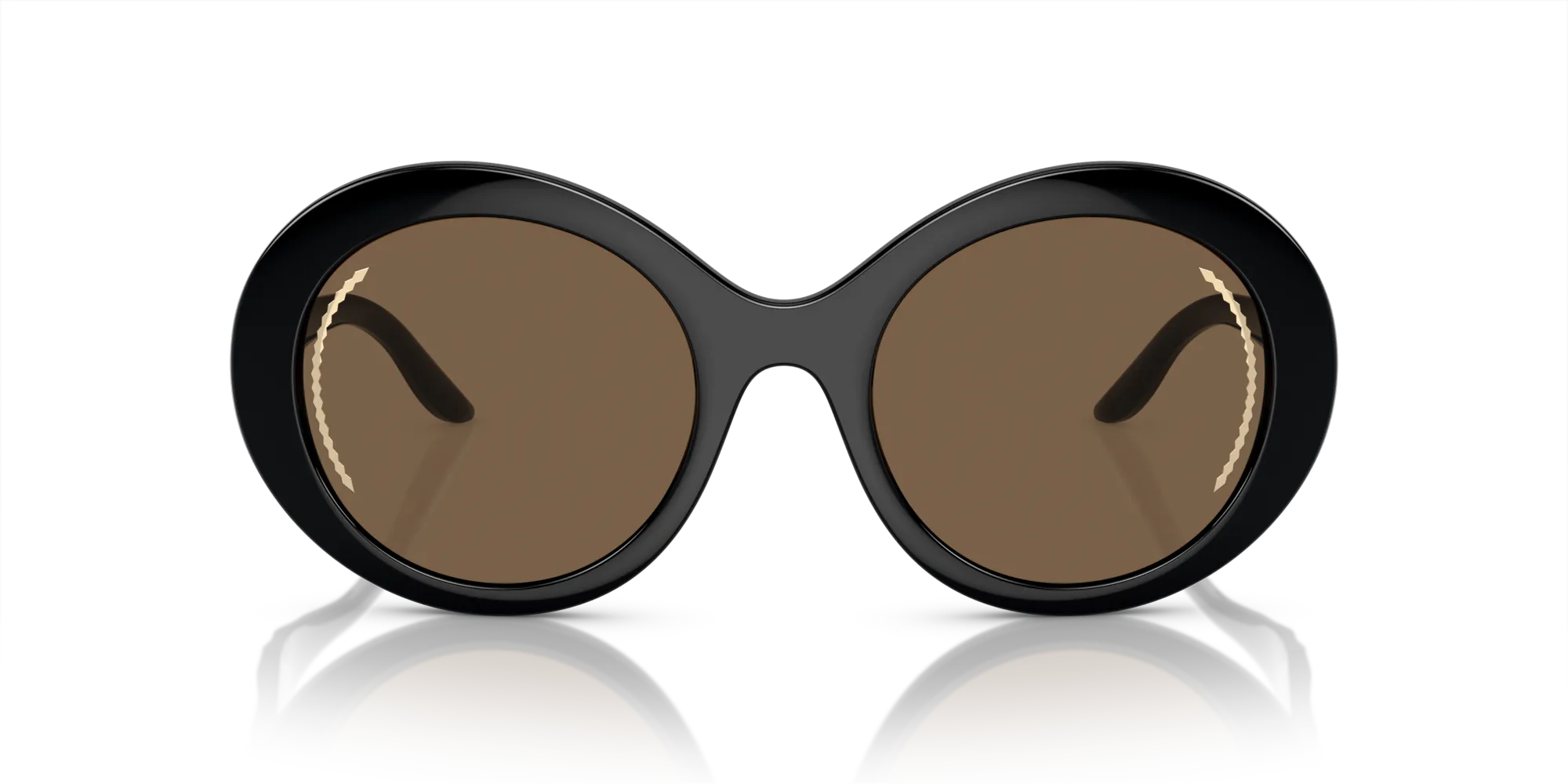 Giorgio Armani AR8204 500173 Occhiali da sole Iniettato Nero Marrone Rotonda Normale - immagine 3