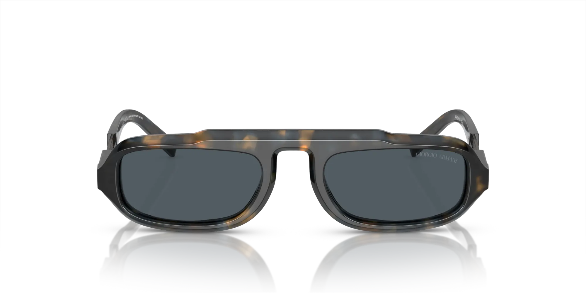 Giorgio Armani AR8203 604887 Occhiali da sole Acetato Blu Grigio Squadrata Normale - immagine 3
