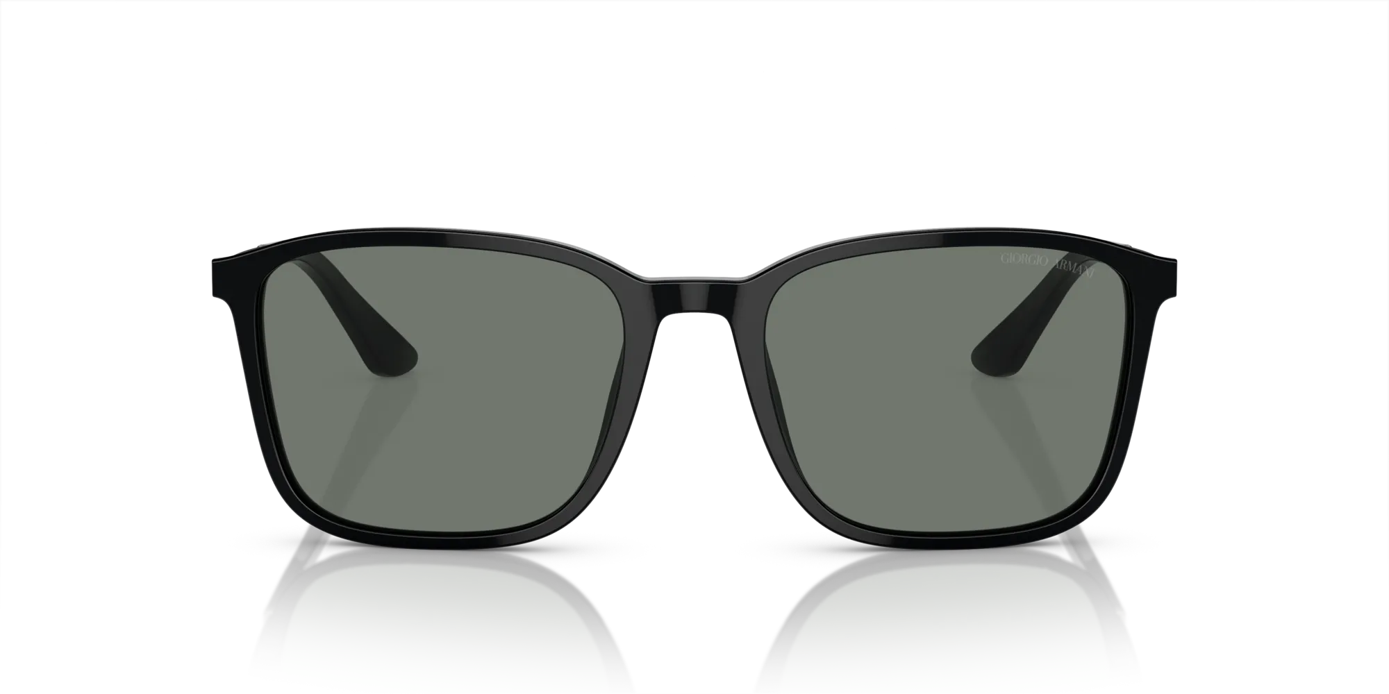 Giorgio Armani AR8197 5001/1 Occhiali da sole Acetato Nero Grigio Squadrata Normale - immagine 3