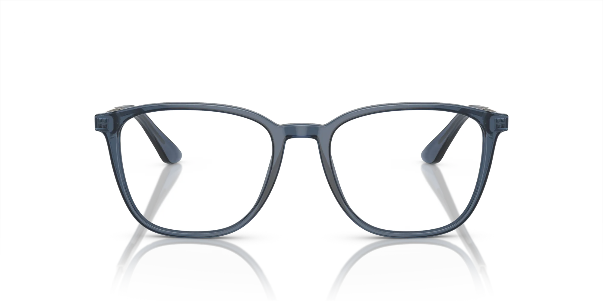 Giorgio Armani AR7250 6035 Montature da vista Acetato Blu Trasparente Squadrata Normale - immagine 3