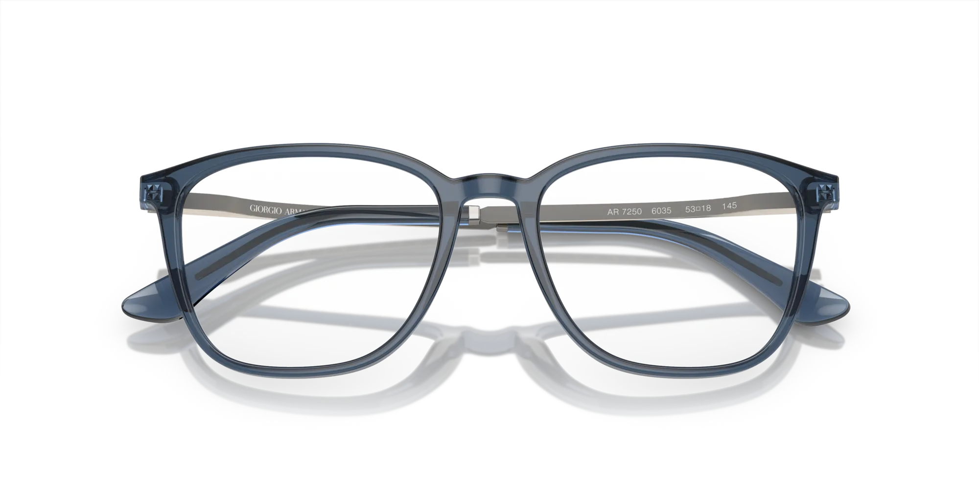 Giorgio Armani AR7250 6035 Montature da vista Acetato Blu Squadrata Normale - immagine 2