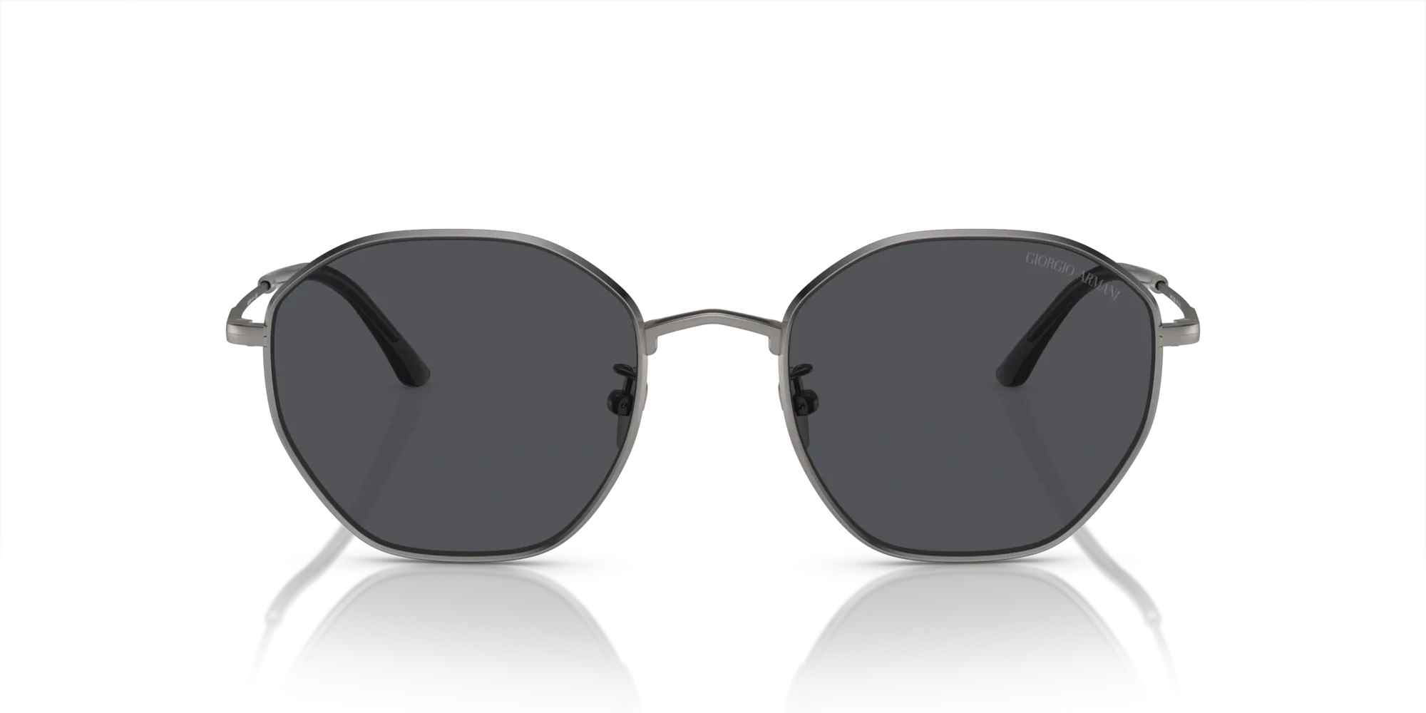 Giorgio Armani AR6150 300387 Occhiali da sole Metallo Grigio Grigio Squadrata Normale - immagine 3