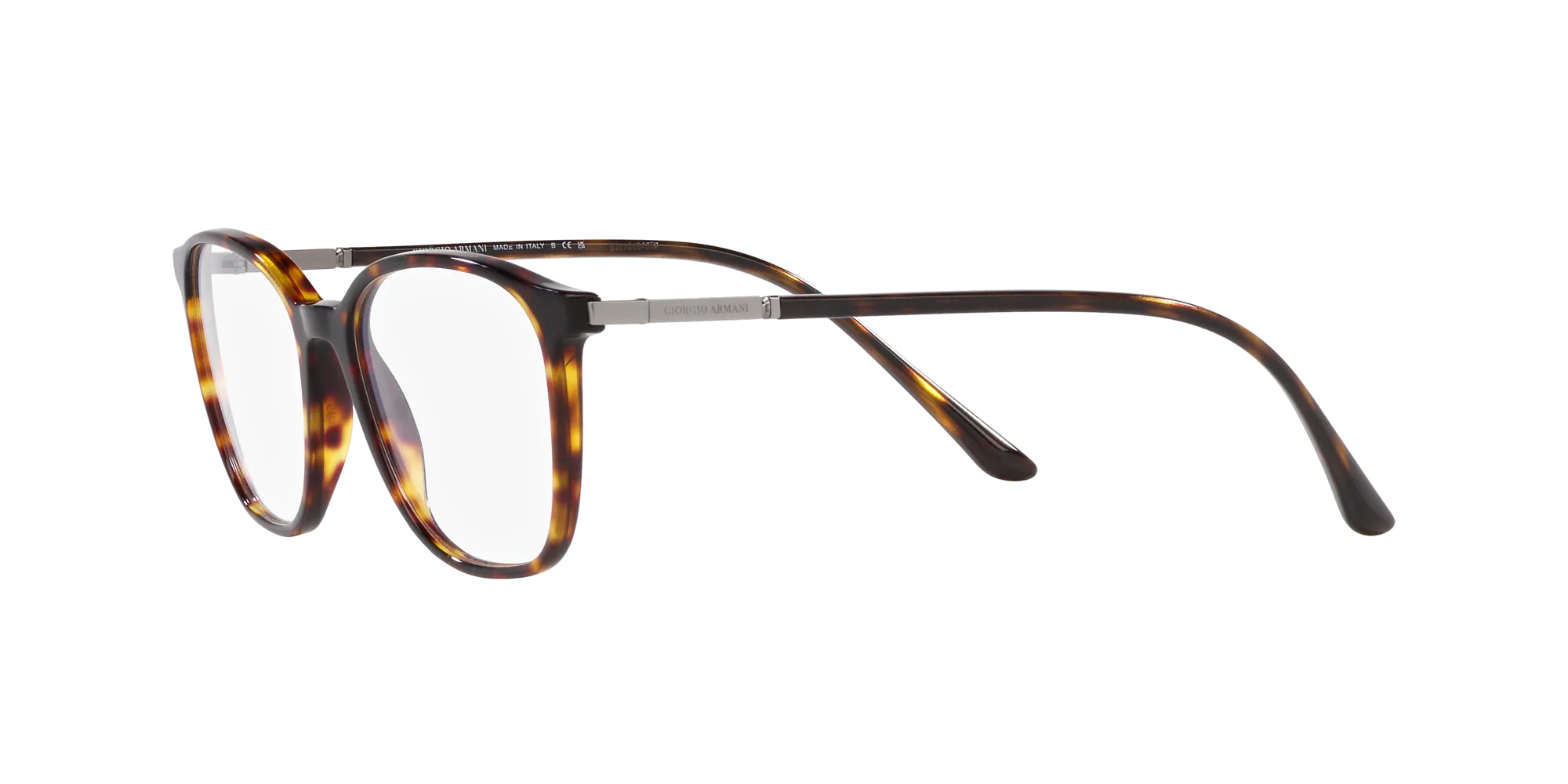 Giorgio Armani AR7236 5026 Montature da vista Acetato Tartaruga Trasparente Squadrata Normale - immagine 4