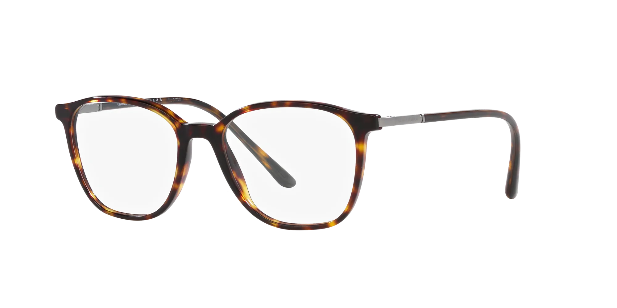 Giorgio Armani AR7236 5026 Montature da vista Acetato Tartaruga Squadrata Normale - immagine 3