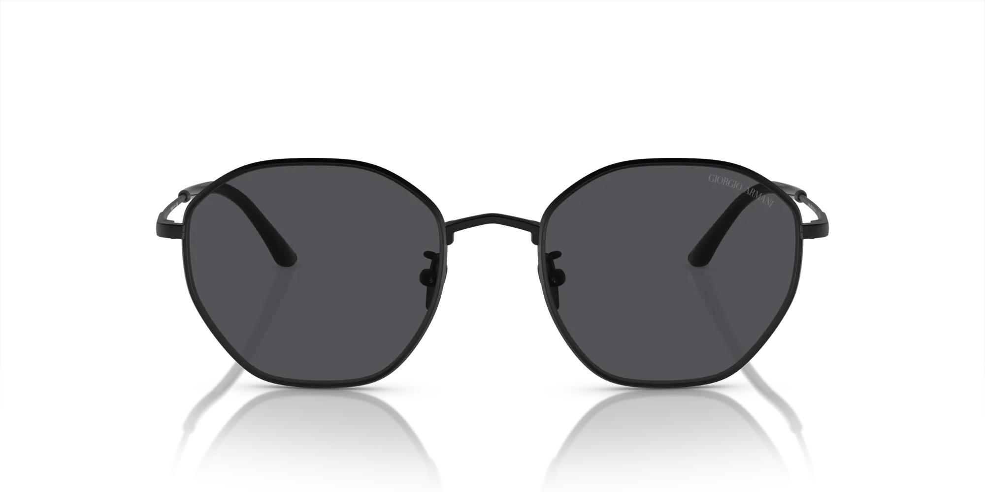 Giorgio Armani AR6150 300187 Occhiali da sole Metallo Nero Grigio Squadrata Normale - immagine 3