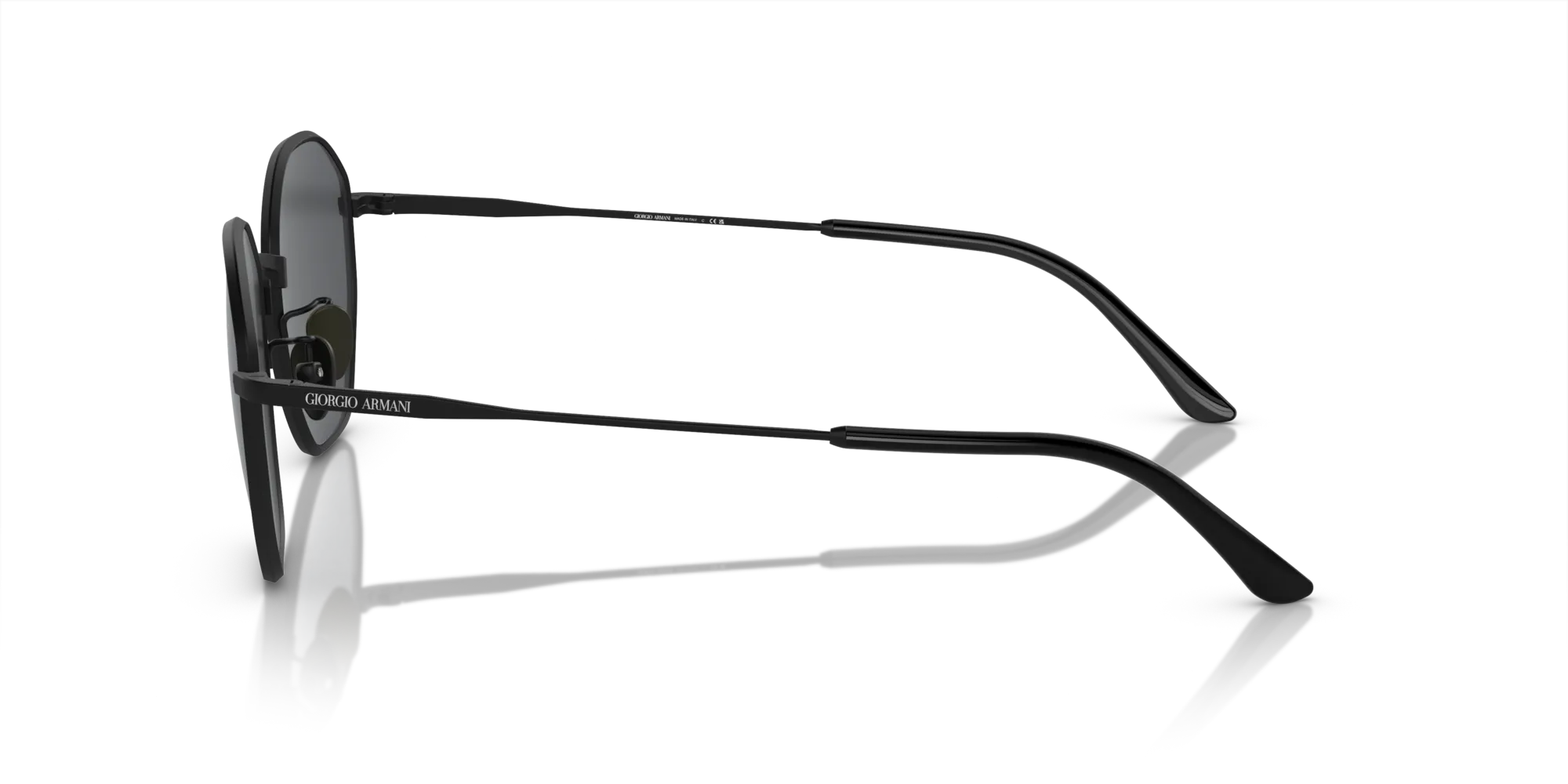 Giorgio Armani AR6150 300187 Occhiali da sole Metallo Nero Grigio Squadrata Normale - immagine 4