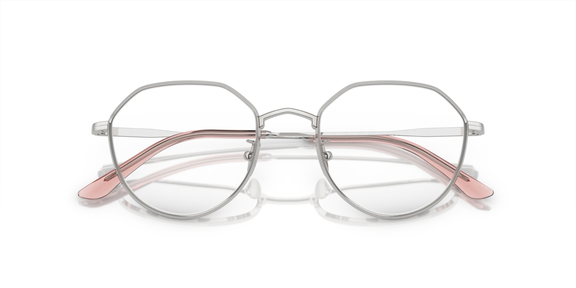 Giorgio Armani AR5142 3015 Montature da vista Metallo Argento Rotonda Normale - immagine 2