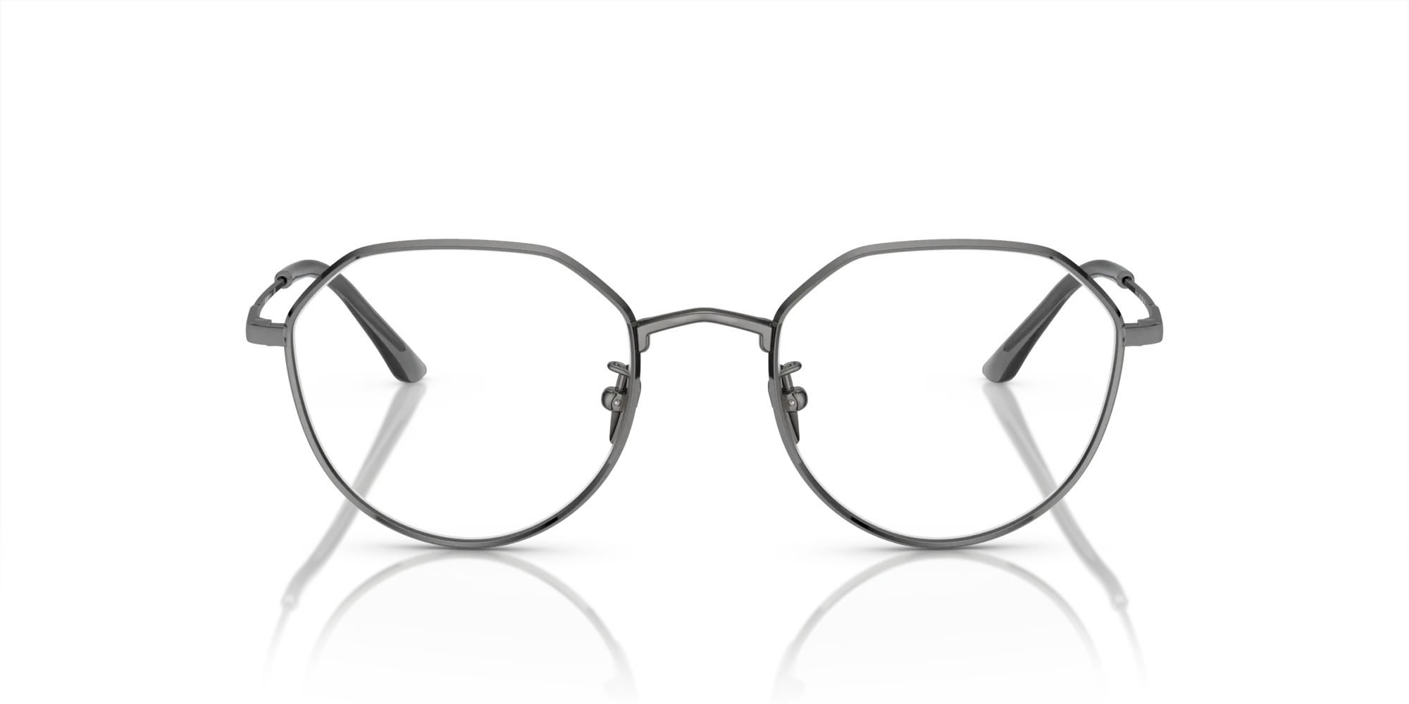 Giorgio Armani AR5142 3010 Montature da vista Metallo Grigio Trasparente Rotonda Normale - immagine 3