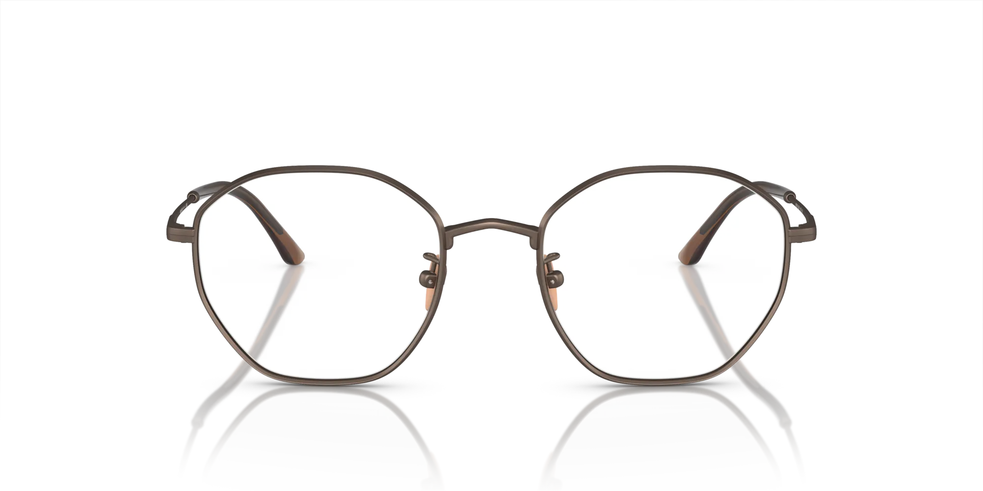 Giorgio Armani AR5139 3006 Montature da vista Metallo Bronzo Trasparente Squadrata Normale - immagine 3