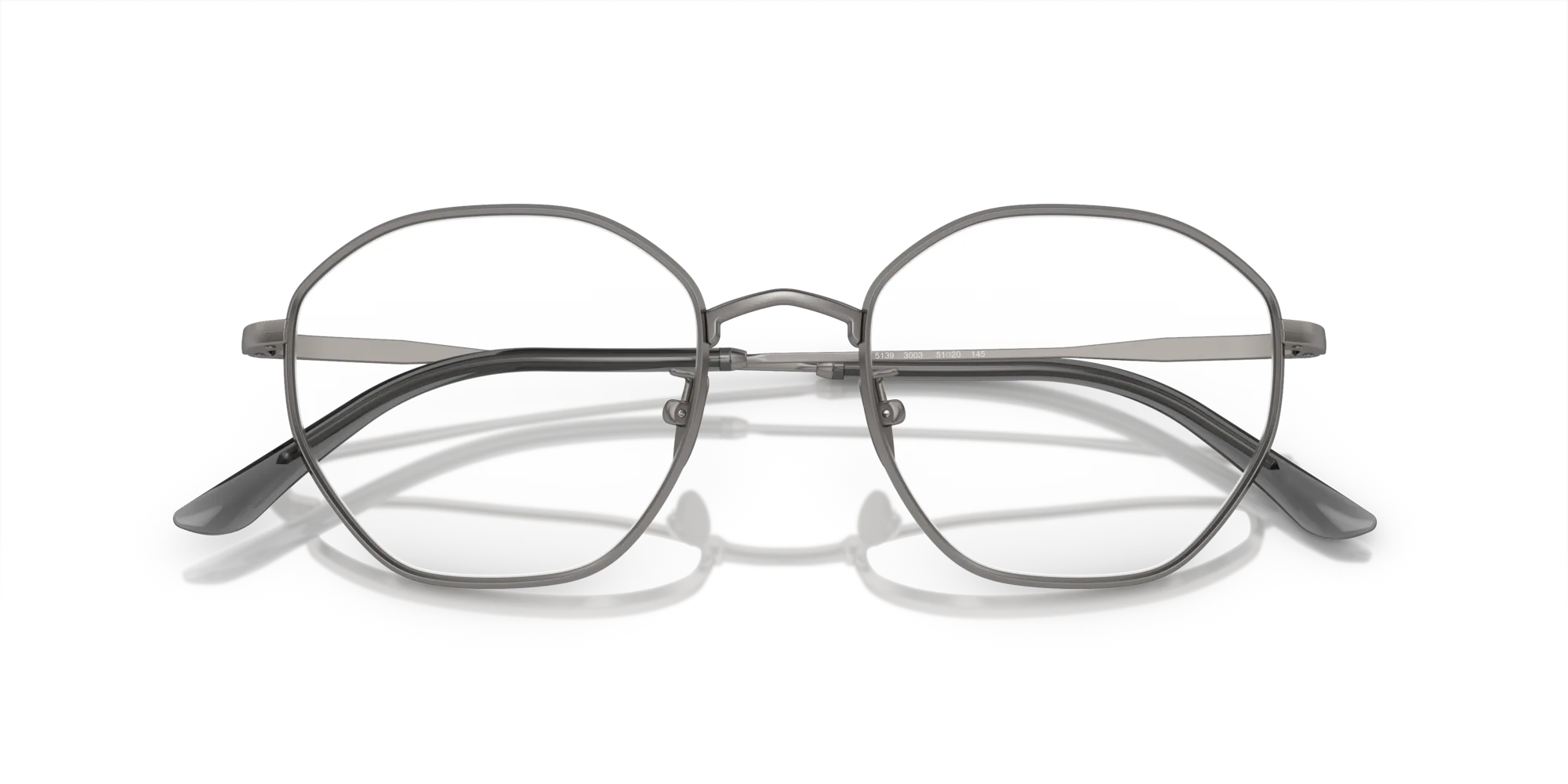 Giorgio Armani AR5139 3003 Montature da vista Metallo Grigio Squadrata Normale - immagine 2