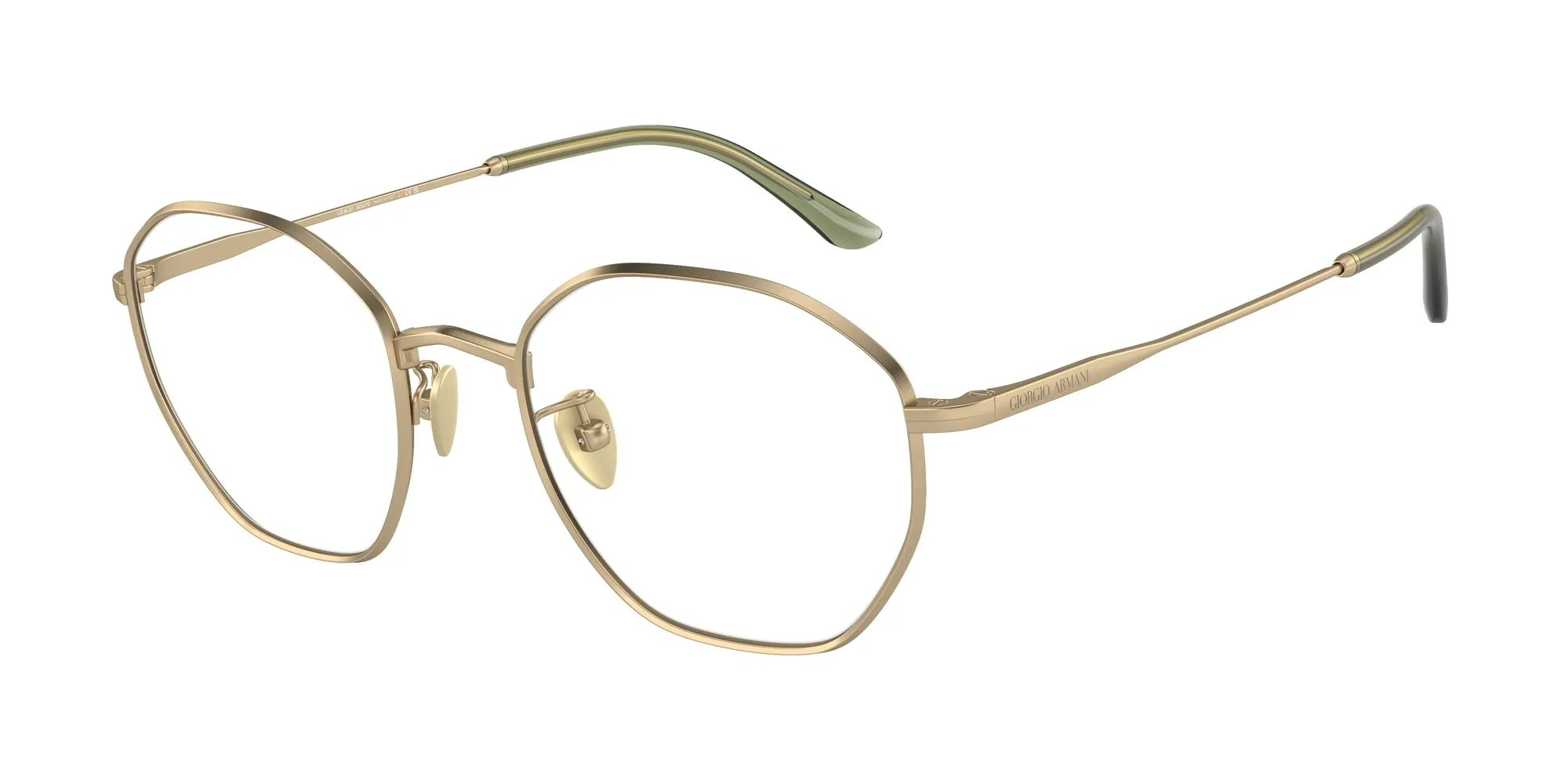 Giorgio Armani AR5139 3002 Montature da vista Metallo Oro Trasparente Squadrata Normale - immagine 1